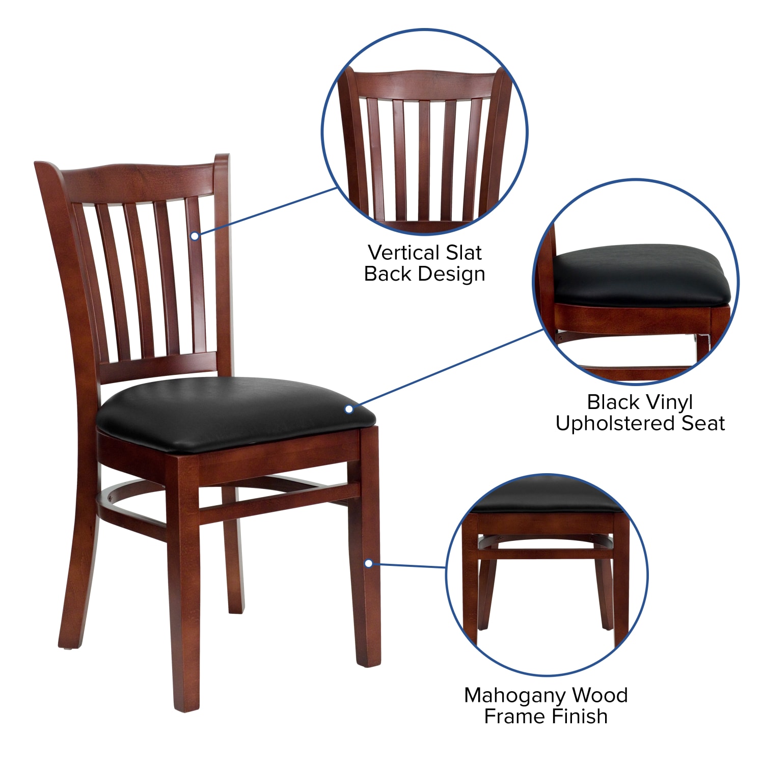 Flash Furniture HERCULES Vertical Slat Back Restaurant Chair BlackMahogany PopularChairscom Flash Furniture HERCULES Vertical Slat Back Restaurant Chair BlackMahogany PopularChairscom