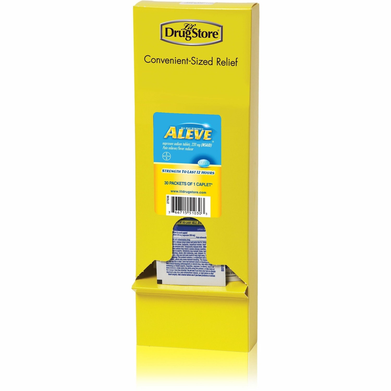 Lil Drugstore Aleve, Individually Wrapped, Pack Of 30 - Image 3