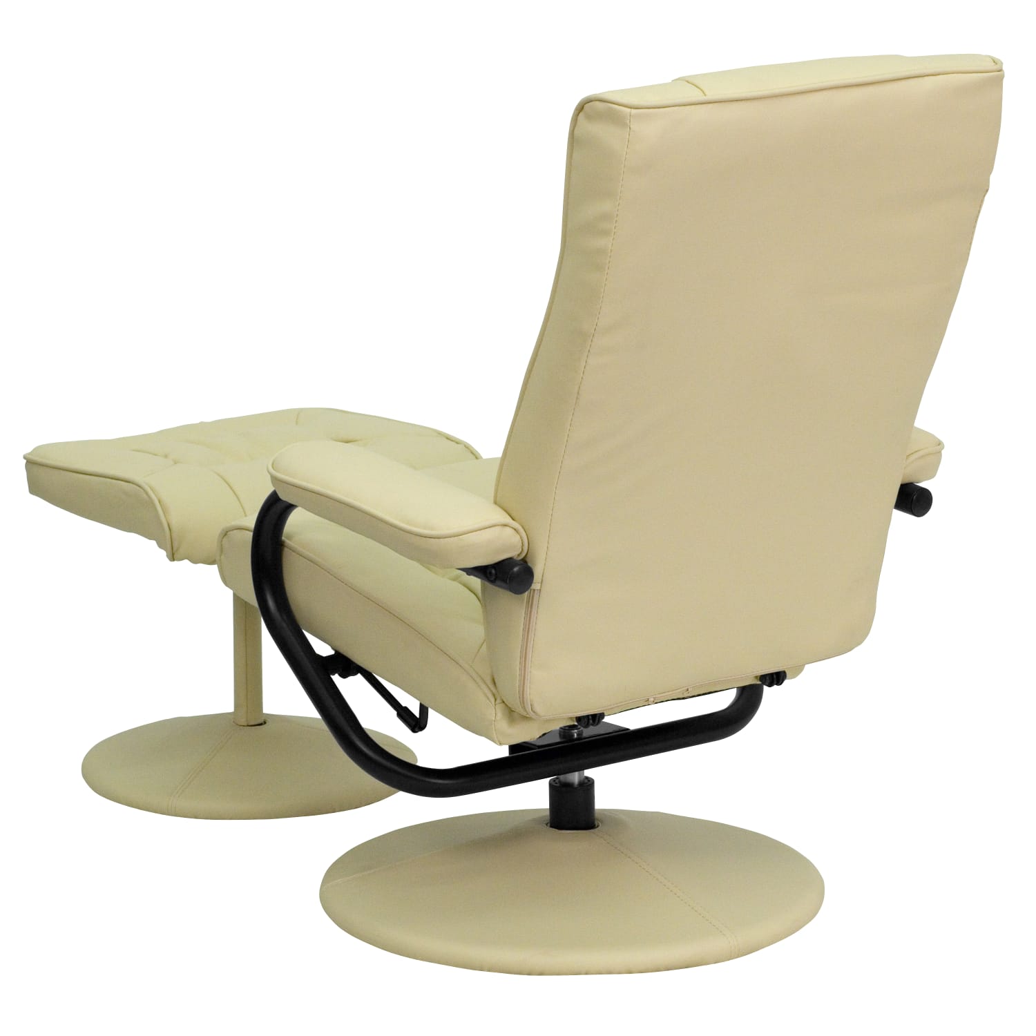 Flash Furniture Contemporary Recliner With Wrapped Base Ottoman Cream PopularChairscom Flash Furniture Contemporary Recliner With Wrapped Base Ottoman Cream PopularChairscom