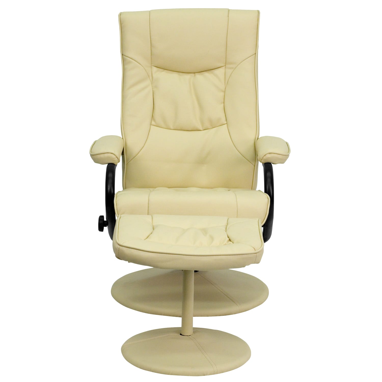 Flash Furniture Contemporary Recliner With Wrapped Base Ottoman Cream PopularChairscom Flash Furniture Contemporary Recliner With Wrapped Base Ottoman Cream PopularChairscom