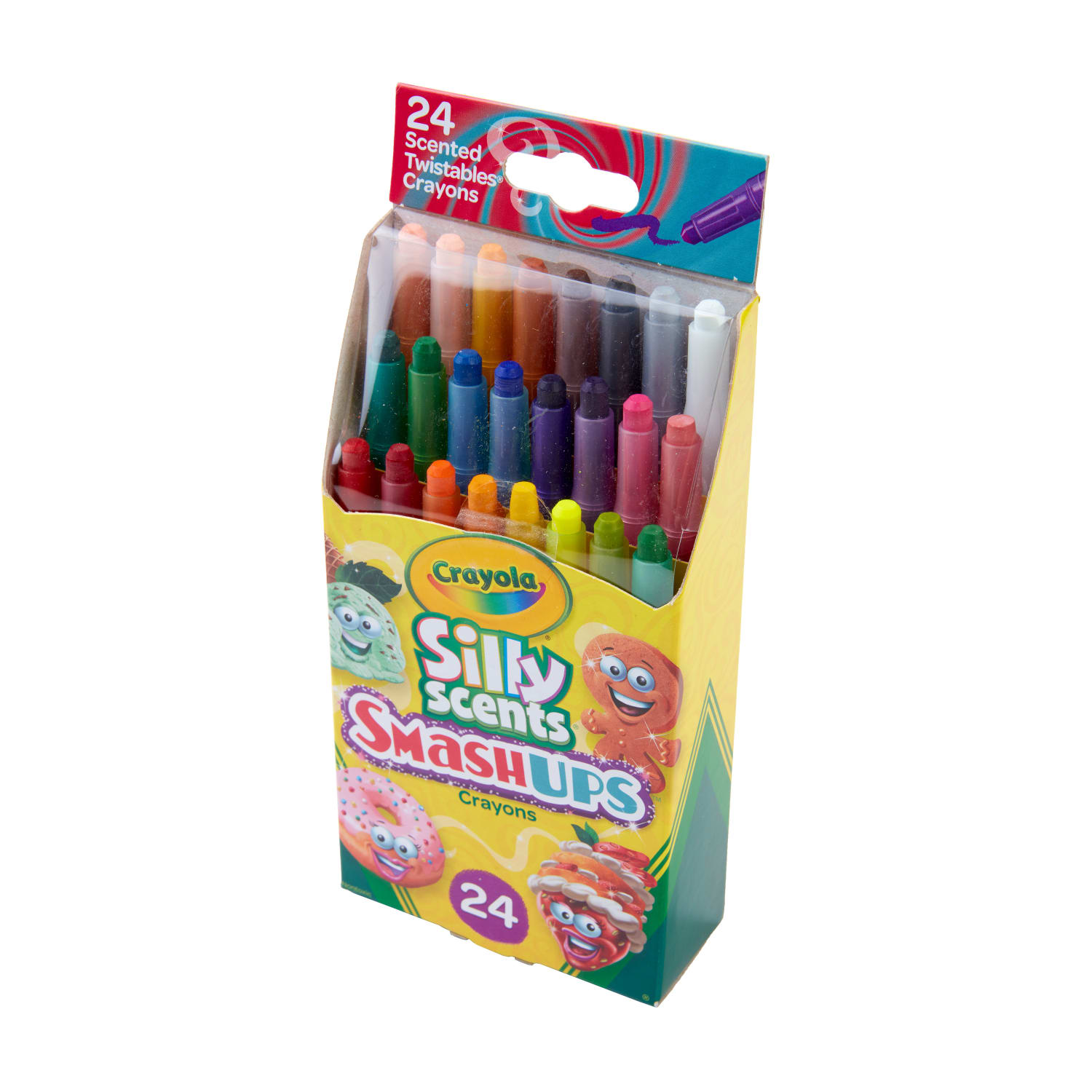 Crayola Silly Scents Smashups Twistable Crayons, Assorted Colors, Box Of 24 Crayons - Image 5