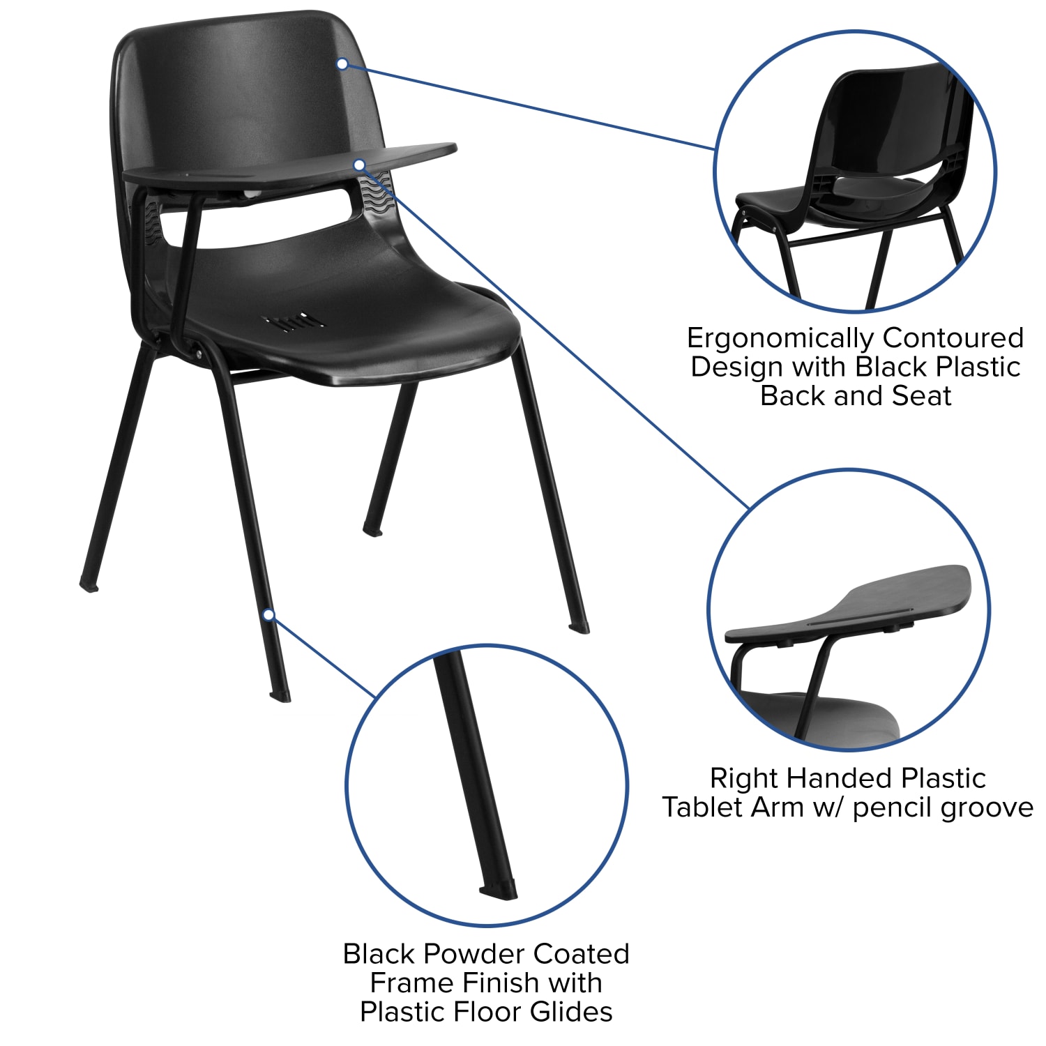 Flash Furniture Shell Chair With RightHand FlipUp Tablet Arm Black PopularChairscom Flash Furniture Shell Chair With Right Hand Flip Up Tablet Arm Black PopularChairscom