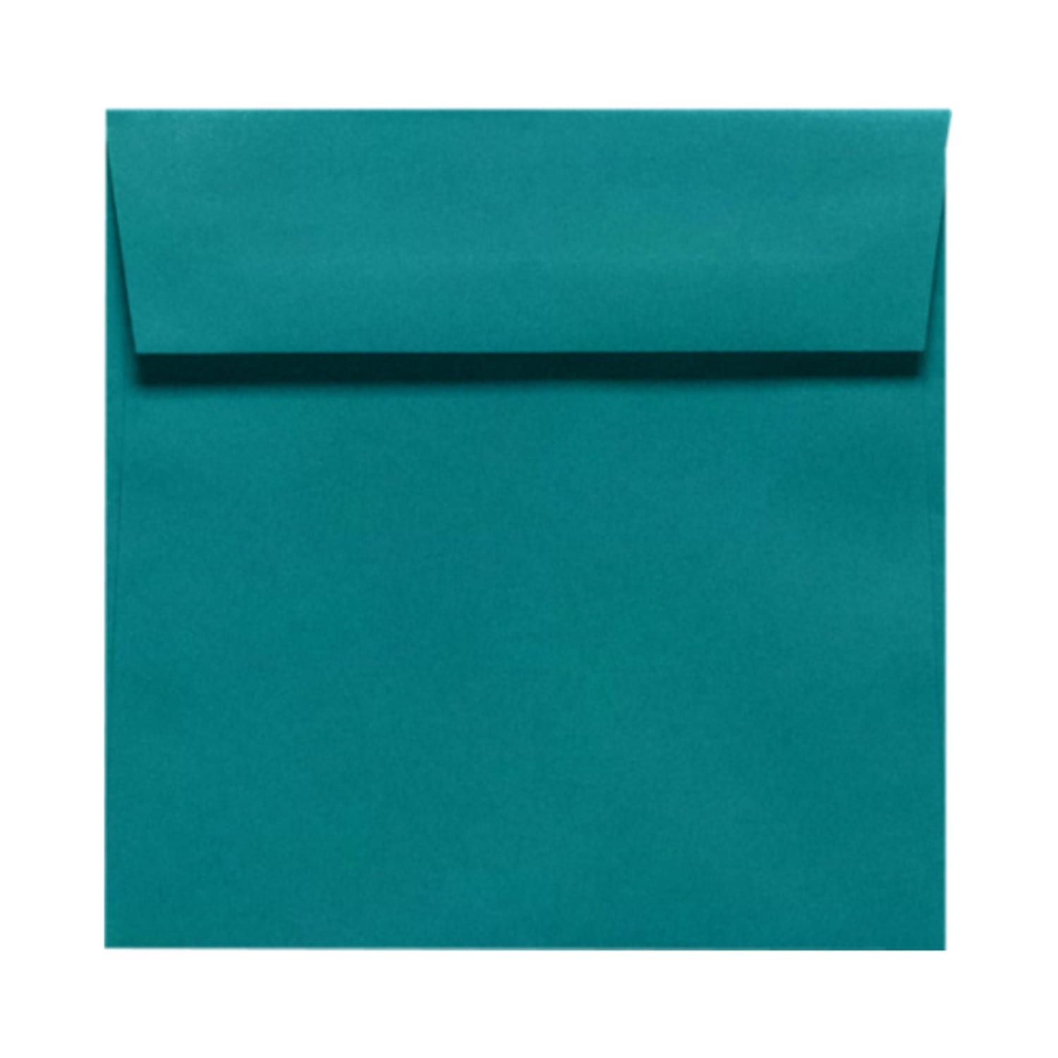 LUX Square Envelopes, 5 1/2in x 5 1/2in, Peel & Press Closure, Teal, Pack Of 500
