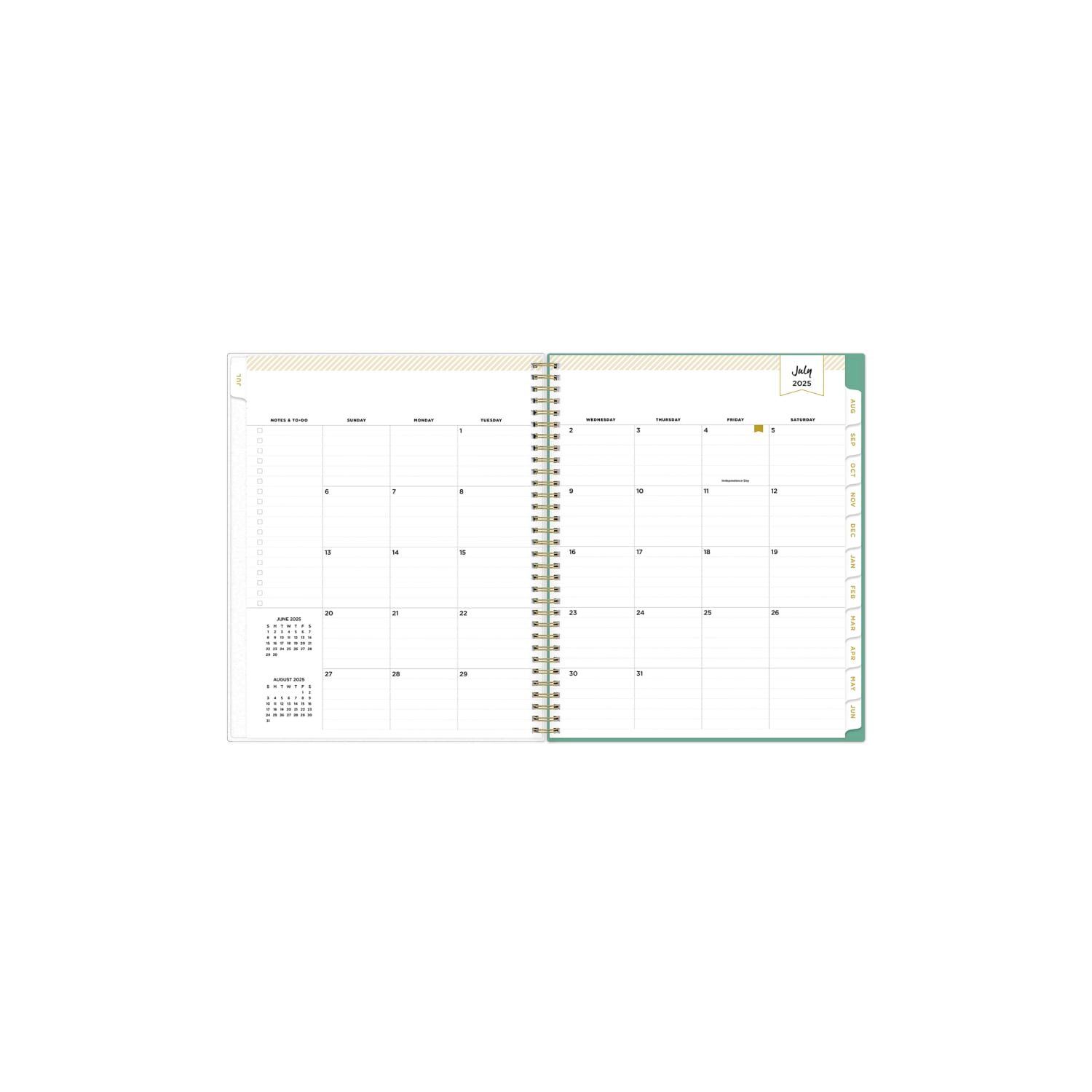 2025-2026 Day Designer Palms Frosted Weekly/Monthly Academic Planning Calendar, 8-1/2in x 11in, July 2025 to June 2026, 137891 - Image 3