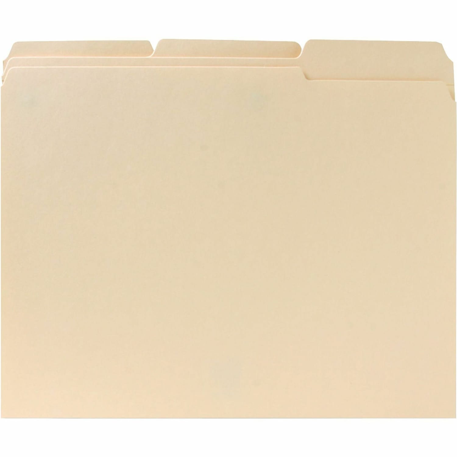 Sparco 1/3-Cut Manila File Folders, Letter Size, Manila, Box Of 100 - Image 3