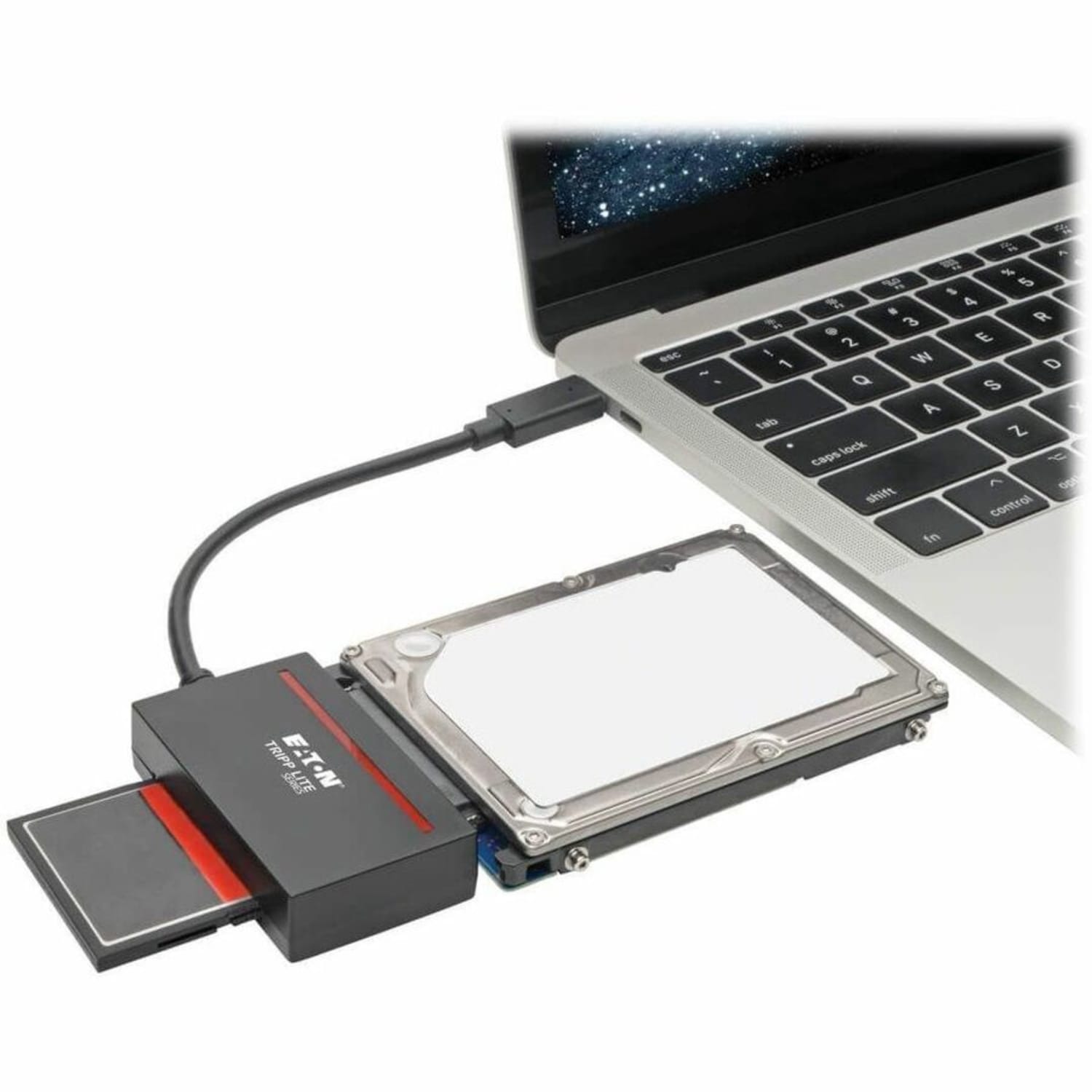 Eaton Tripp Lite Series USB 3.1 Gen 1 (5 Gbps) USB-C to CFast 2.0 Card and SATA III Adapter, Thunderbolt 3 compatible - U438-CF-SATA-5G - Image 3