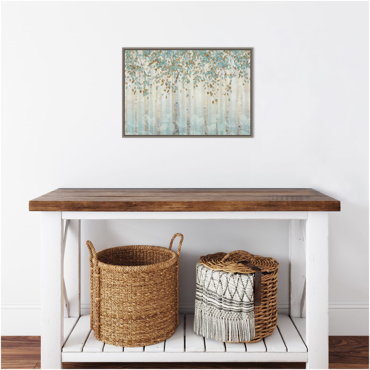 Amanti Art Dream Forest I by James Wiens Framed Canvas Wall Art Print, 16inH x 23inW, Greywash - Image 6