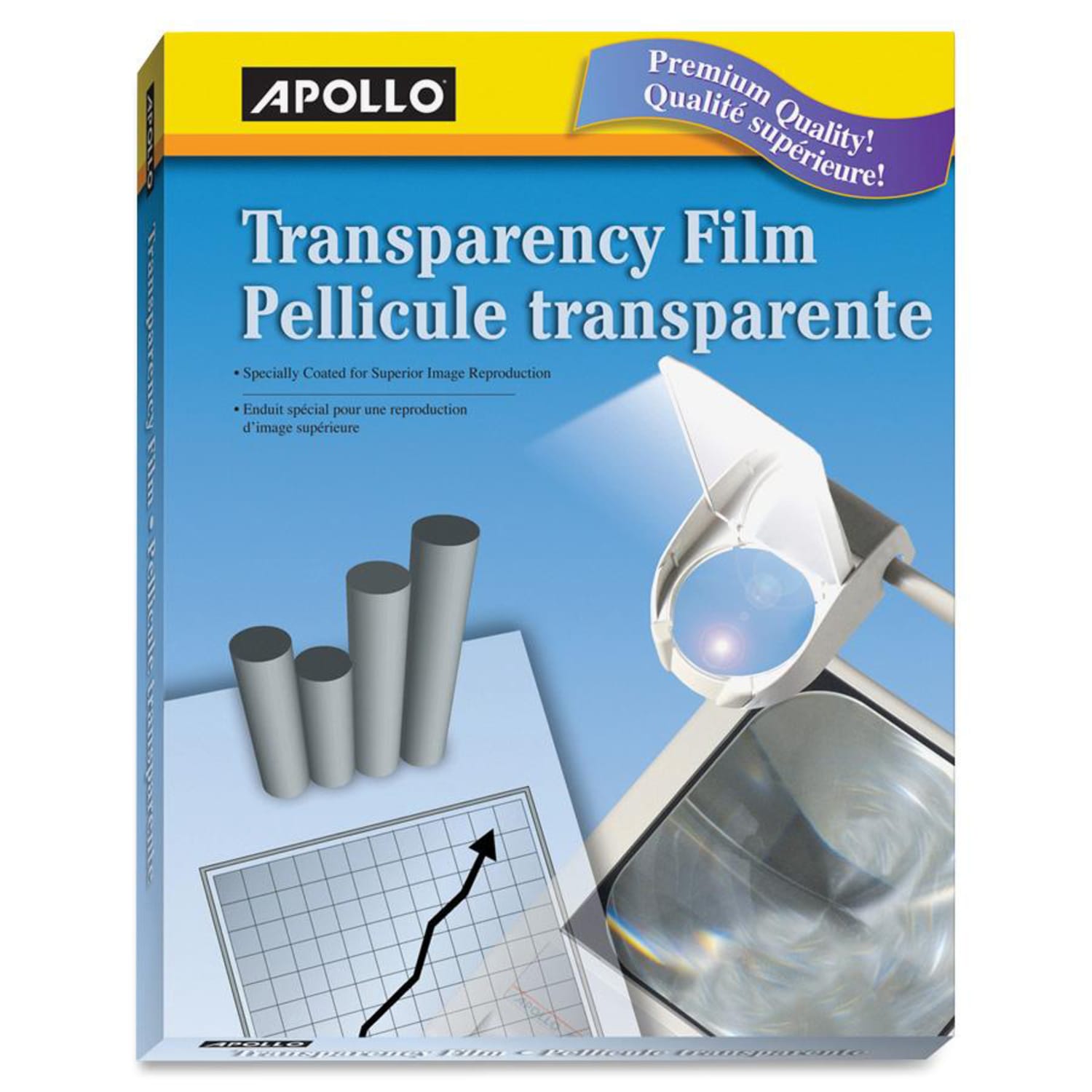 Apollo Laser Printer Transparency Film, 8 1/2in x 11in, Box Of 50 Sheets - Image 3