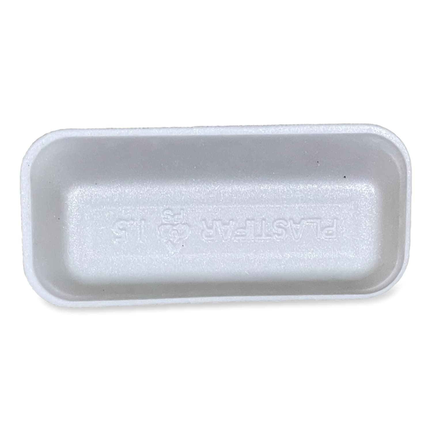 GEN Meat Trays, #1.5, 1-1/8inH x 8-7/16inW x 4inD, White, Pack Of 1,000 Trays - Image 4