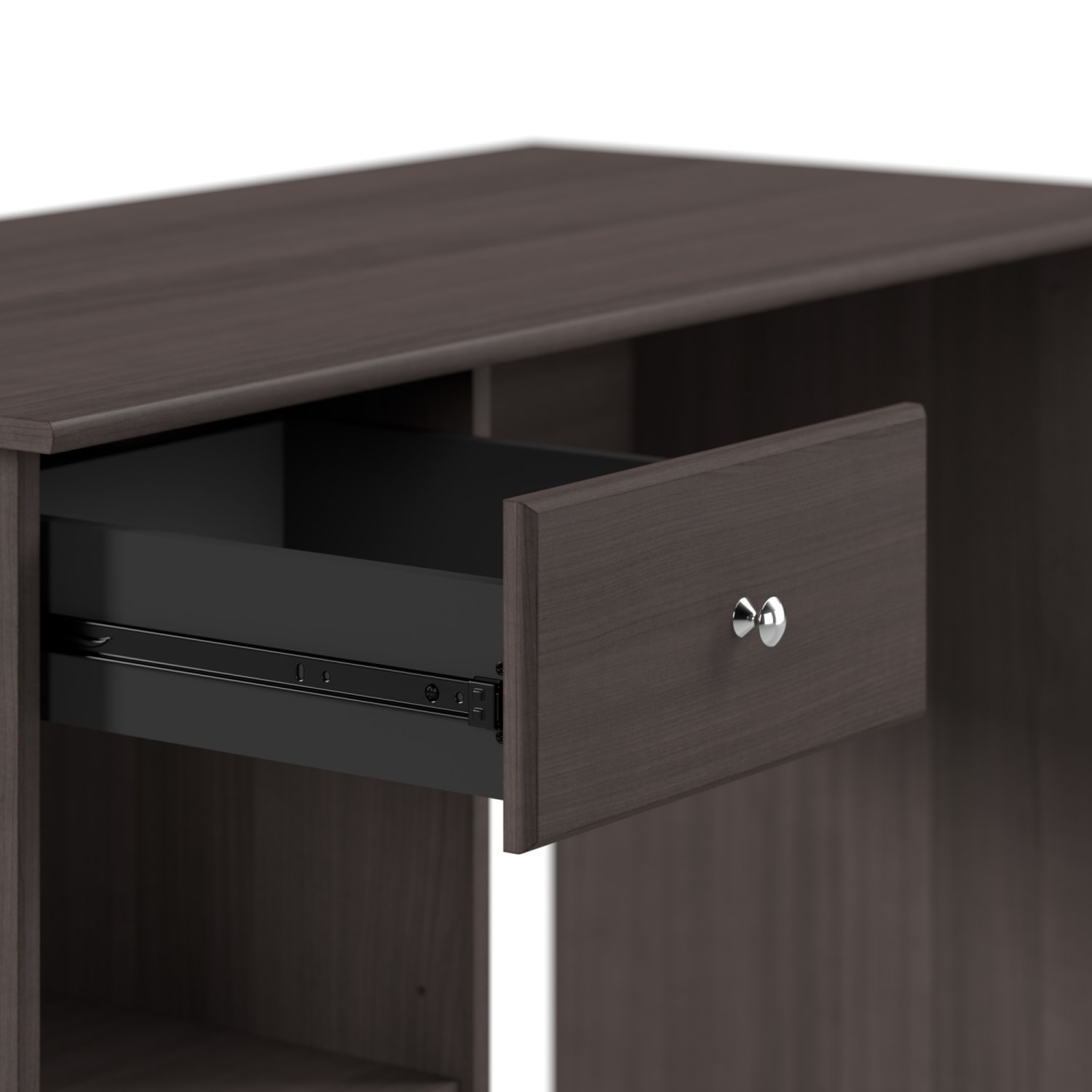 Bush Furniture Cabot 48inW Computer Desk With Storage, Heather Gray, Standard Delivery - Image 6
