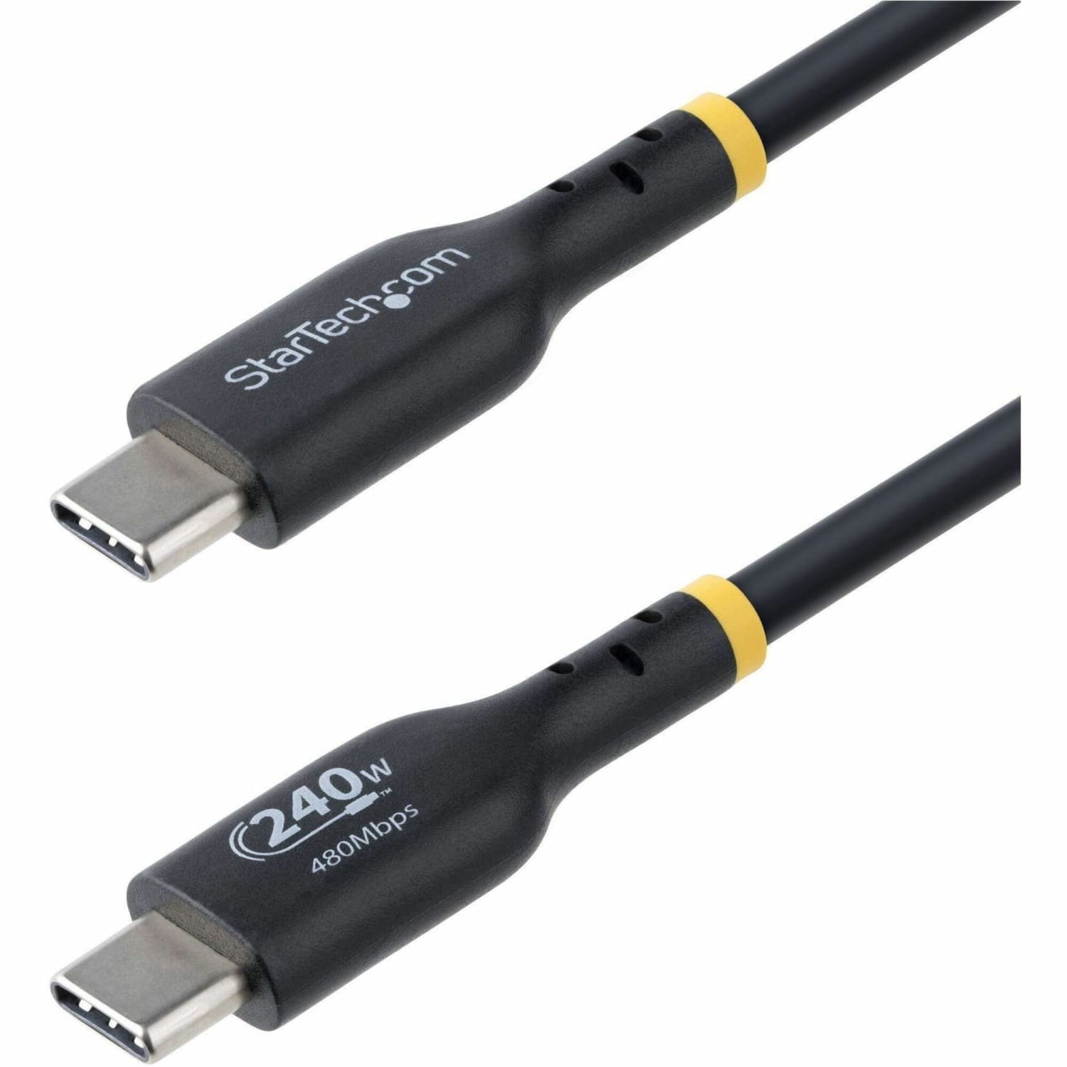 StarTech.com 13ft USB-C Charging Cable, USB-IF Certified USB C Cable, 240W PD EPR, USB 2.0 Type-C Laptop Charger Cord, TPE Jacket, M/M