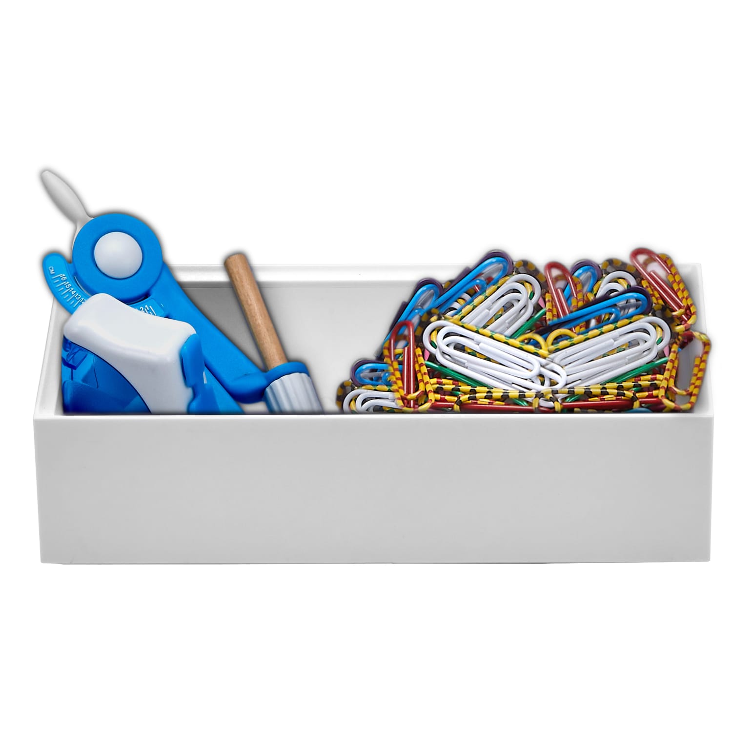 Bostitch Konnect Stackable Wide Accessory Tray, White - Image 5