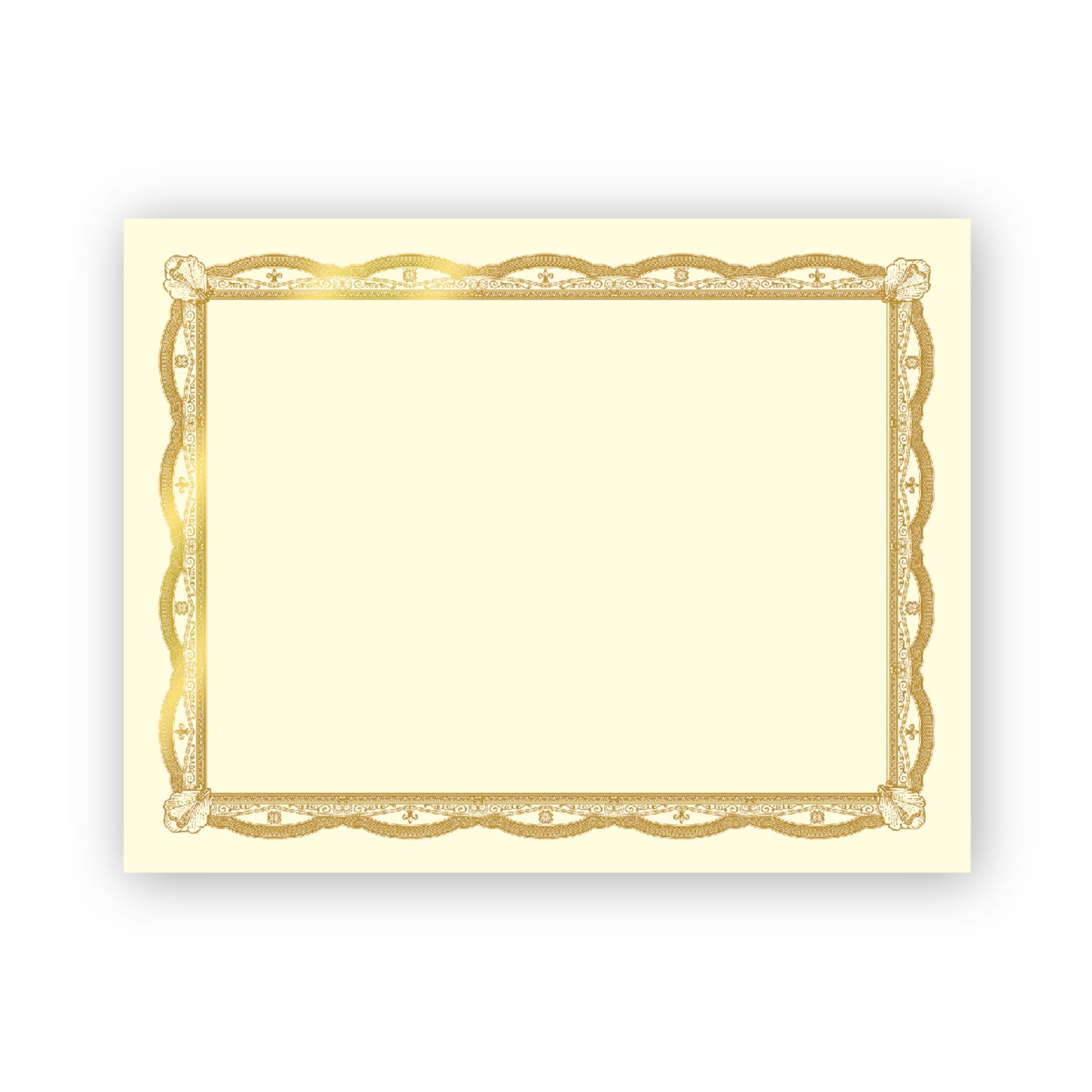 Geographics Heavyweight Certificates, 8-1/2in x 11in, Gold Foil, Pack Of 12 - Image 3