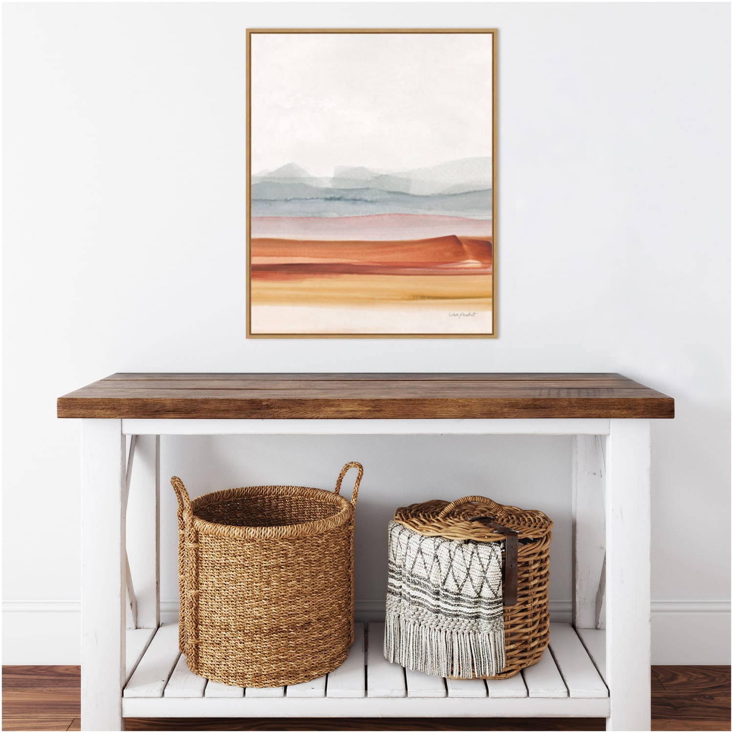 Amanti Art Sierra Hills 02 by Lisa Audit Framed Canvas Wall Art Print, 28inH x 23inW, Maple - Image 5