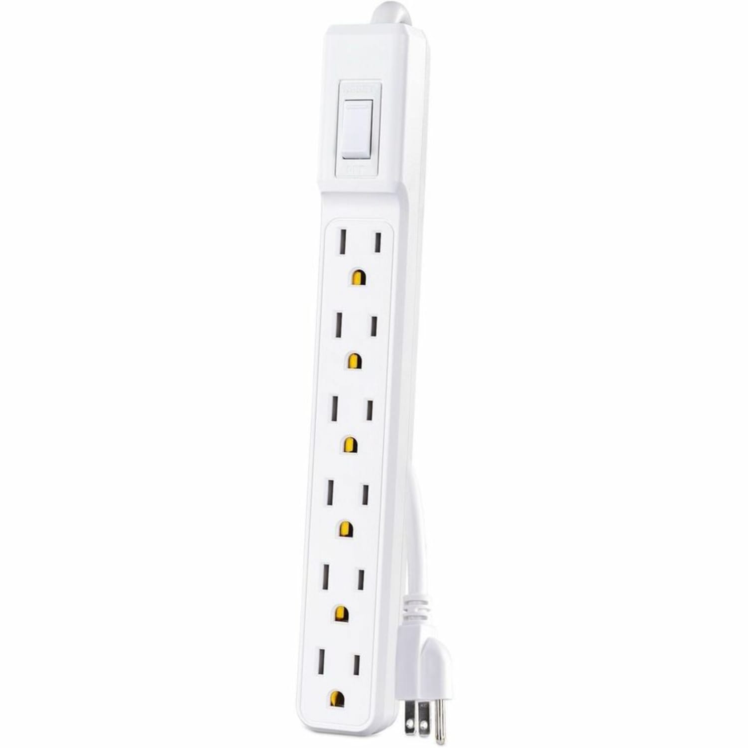 CyberPower MP1044NN Multipack - (2) 6-Outlet Power Strips, White, 2ft Cord, 1 Year Limited Warranty - Image 5