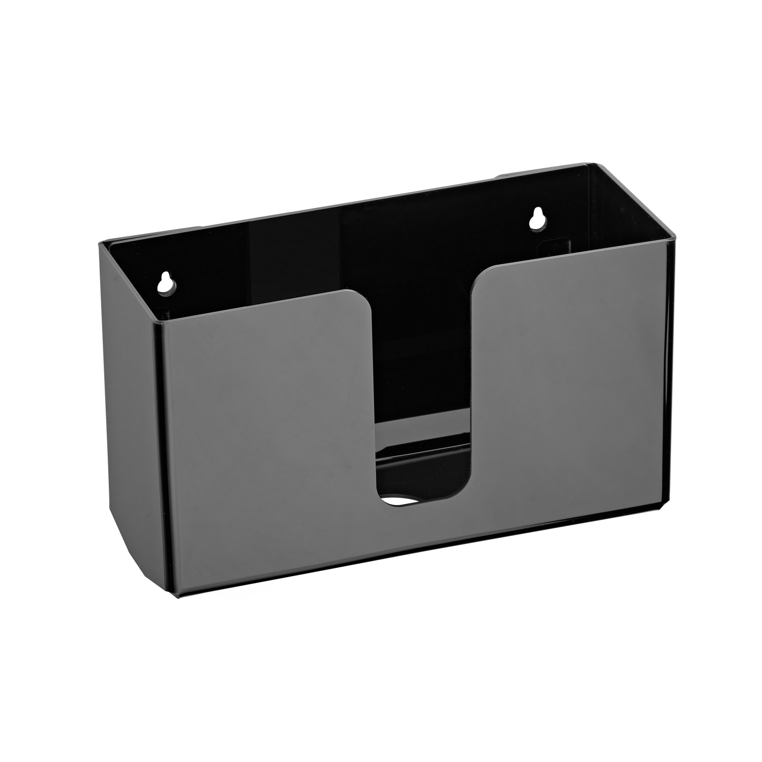 Alpine Wall Acrylic Paper Towel Dispensers, Black, Pack Of 2 Dispensers - Image 3
