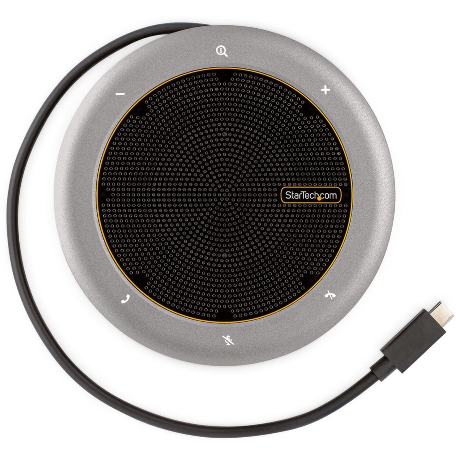 StarTech.com USB-C Speakerphone Docking Station, Mini Portable Conference Speaker/Audio Dock, VGA/4K HDMI, USB Hub, Teams/Zoom/Softphone - Image 6