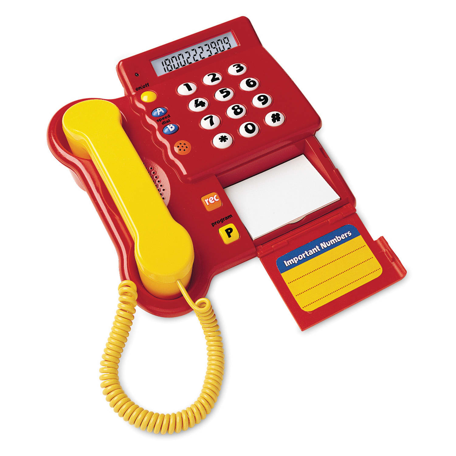 Learning Resources Pretend & Play Teaching Telephone, 14 7/16inW x 10 1/8inW x 8 1/8inD, Pre-K - Grade 1 - Image 3