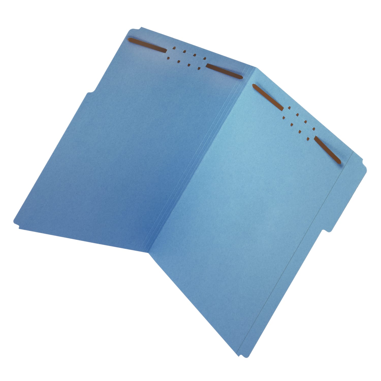 Office Depot Brand Color Fastener File Folders, Letter Size, Blue, Pack Of 50 Folders - Image 4