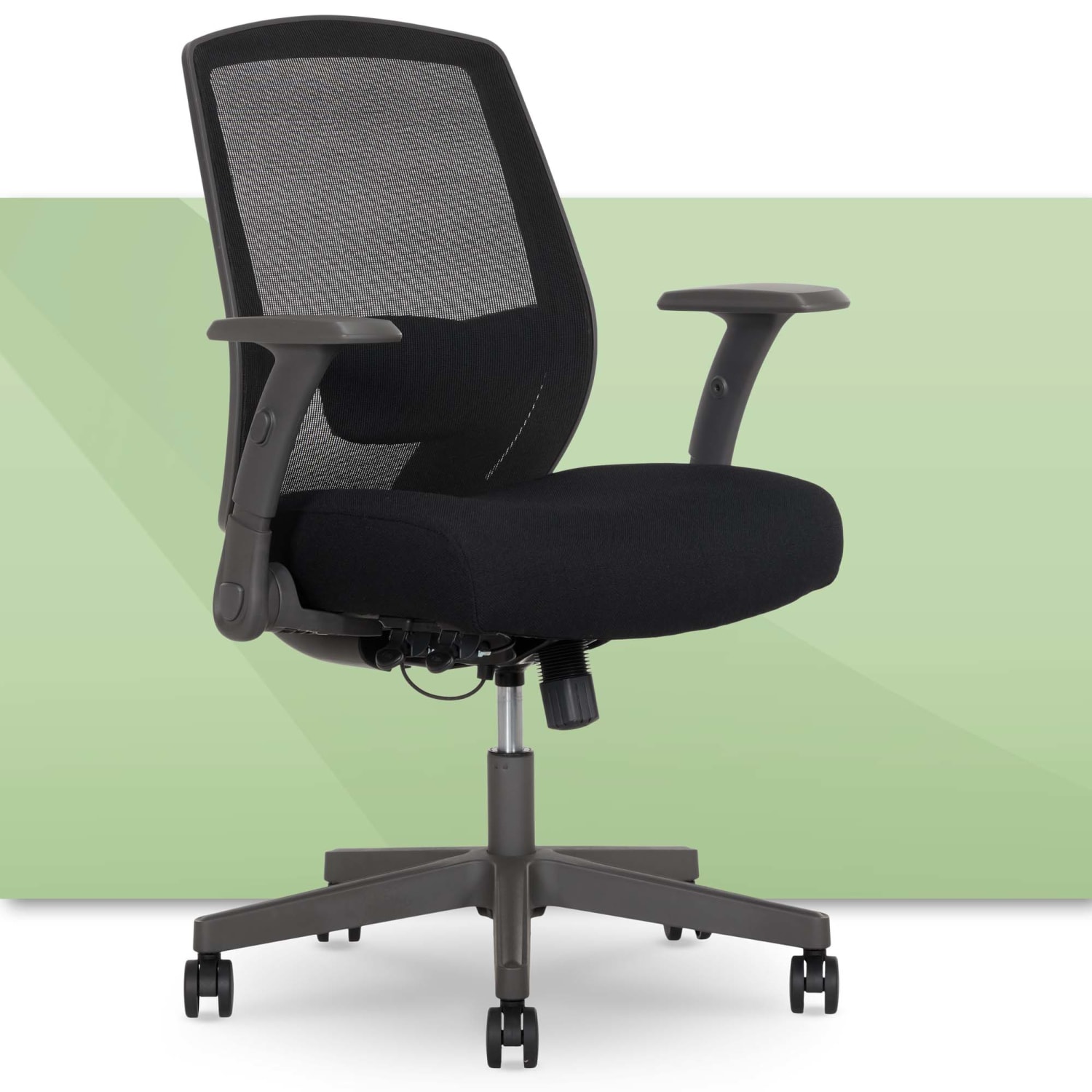 Serta SitTrue Rayne Ergonomic MeshFabric Mid Back Task Chair Black PopularChairscom