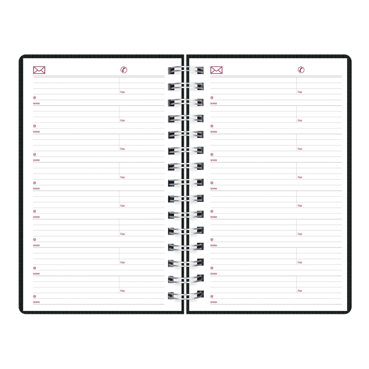 2027 Brownline DuraFlex Daily/Monthly Appointment Planner, 8in x 5in, 100% Recycled, Black, January To December, CB634V.BLK, Total Qty 1 - Image 6