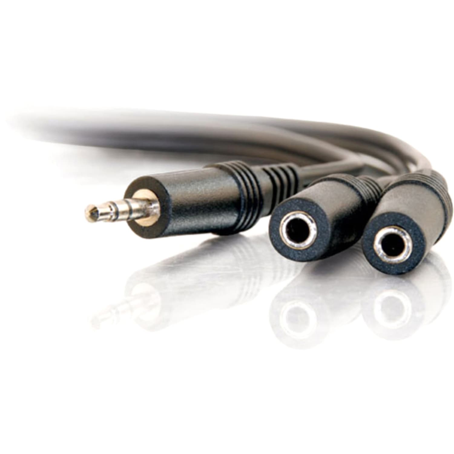 C2G 6ft One 3.5mm Stereo Male to Two 3.5mm Stereo Female Y-Cable, 40427 - Image 4