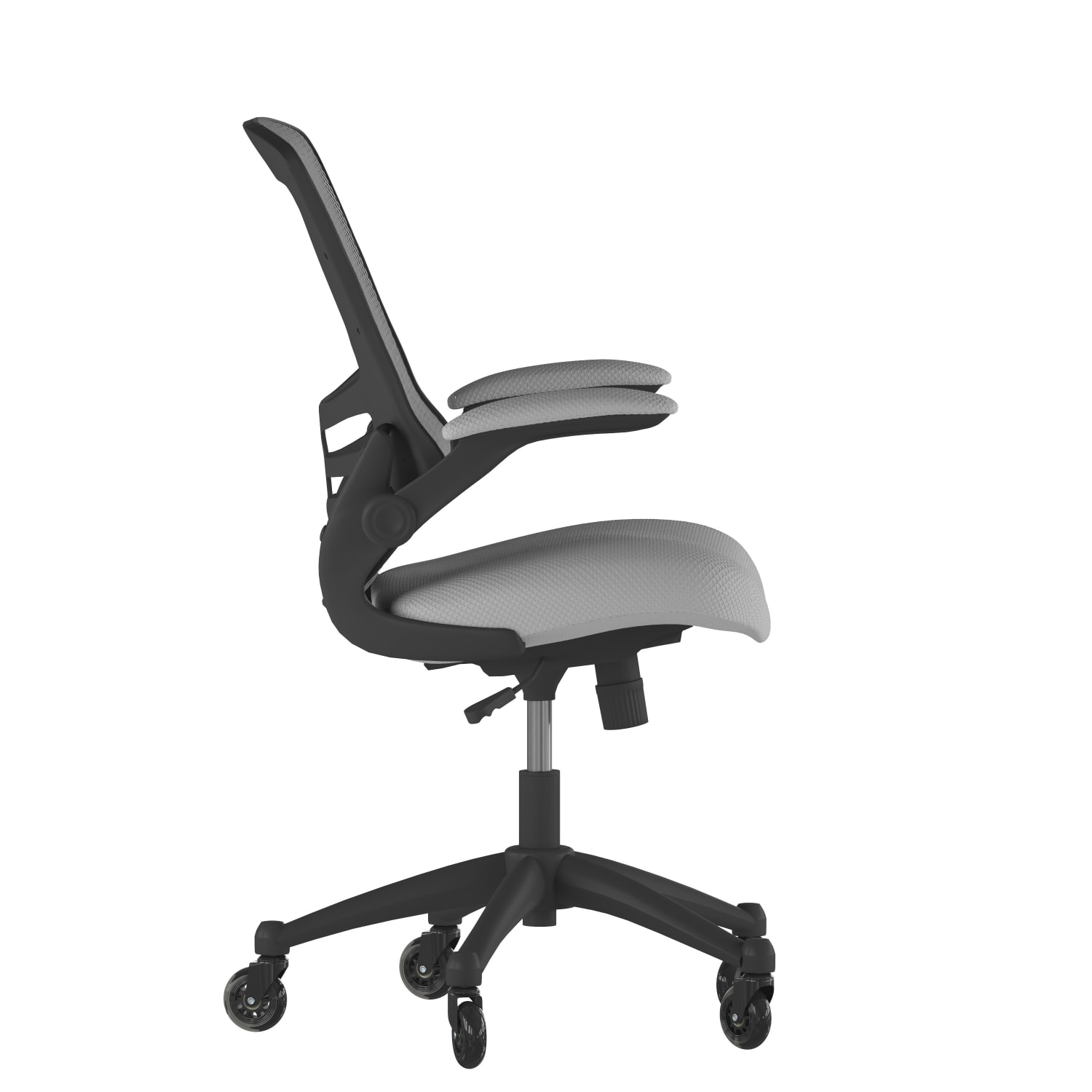 Flash Furniture Kelista Ergonomic Mesh MidBack Swivel Task Chair Dark GrayBlack PopularChairscom Flash Furniture Kelista Ergonomic Mesh Mid Back Swivel Task Chair Dark GrayBlack PopularChairscom