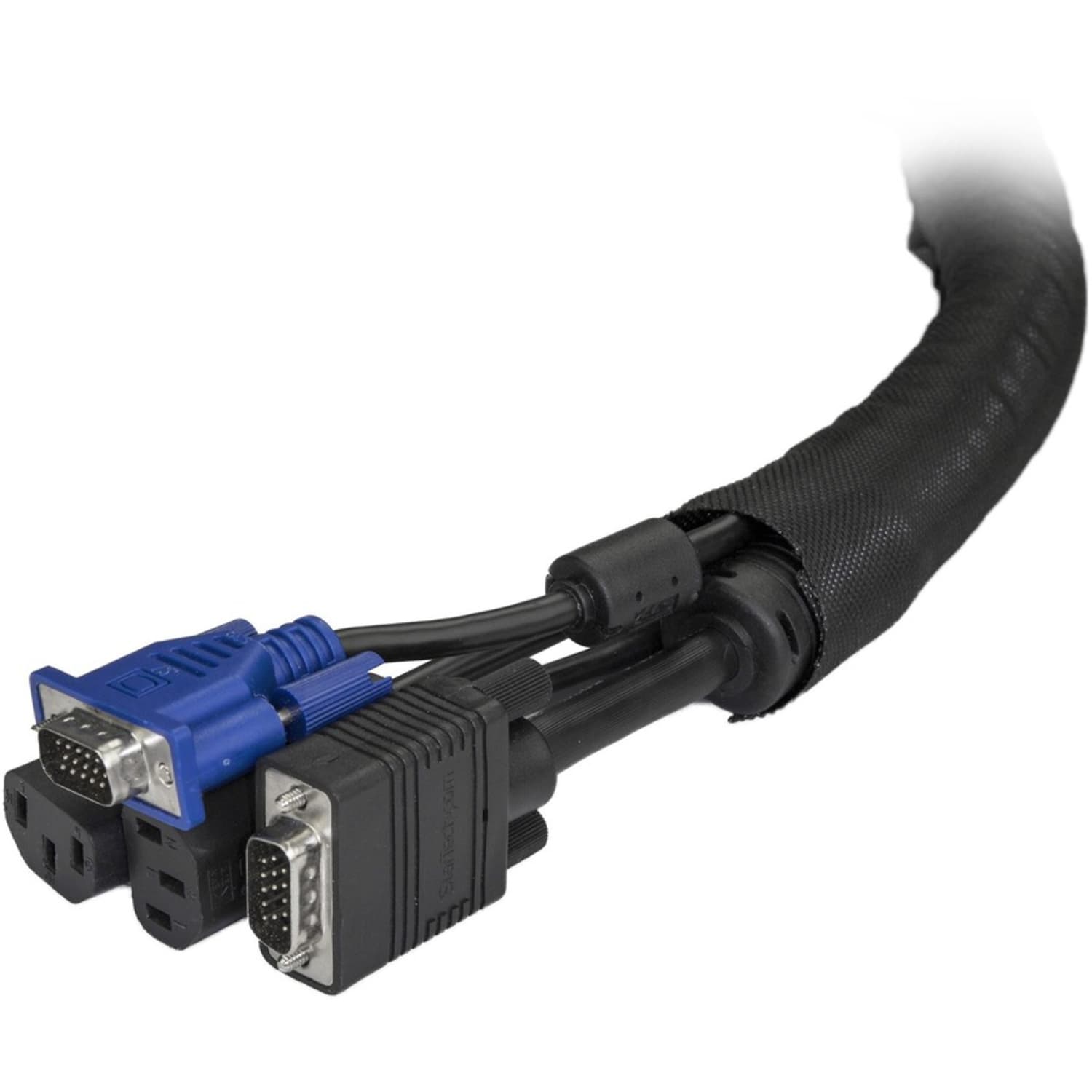 StarTech.com 6.5ft (2m) Cable Management Sleeve/Wrap - Flexible Cable Manager - Image 3