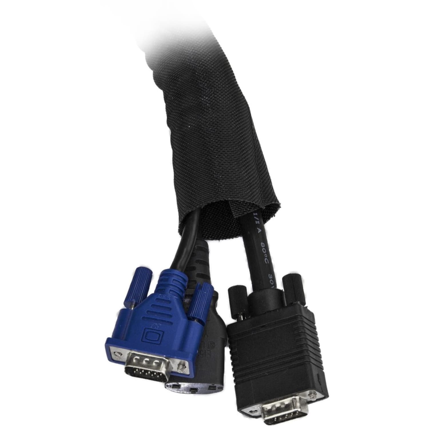 StarTech.com 6.5ft (2m) Cable Management Sleeve/Wrap - Flexible Cable Manager - Image 5