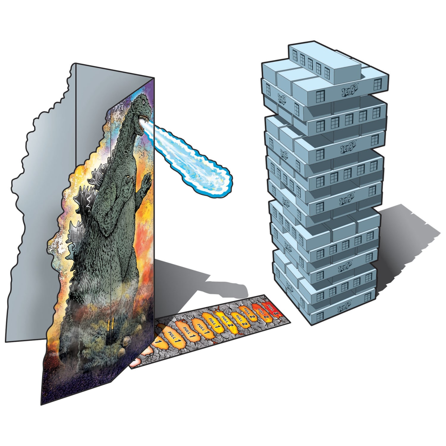 USAopoly Jenga: Godzilla Extreme Edition - Image 3
