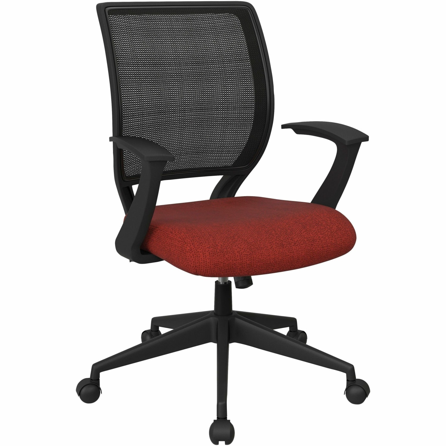Office Star Work Smart Mesh Task Chair, Cherry/Black - Image 5