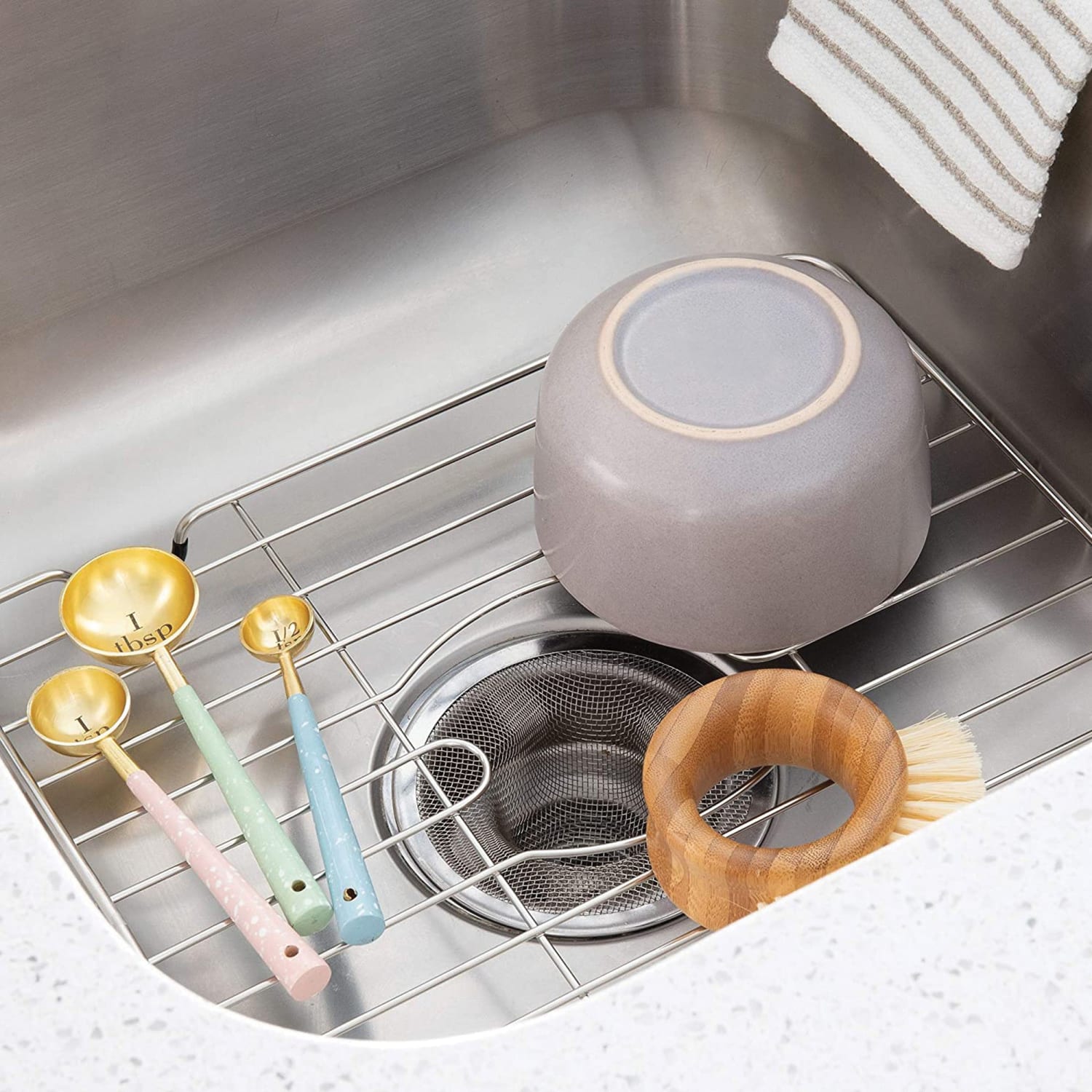 Better Houseware Stainless-Steel Sink Protector, Small, Silver - Image 5