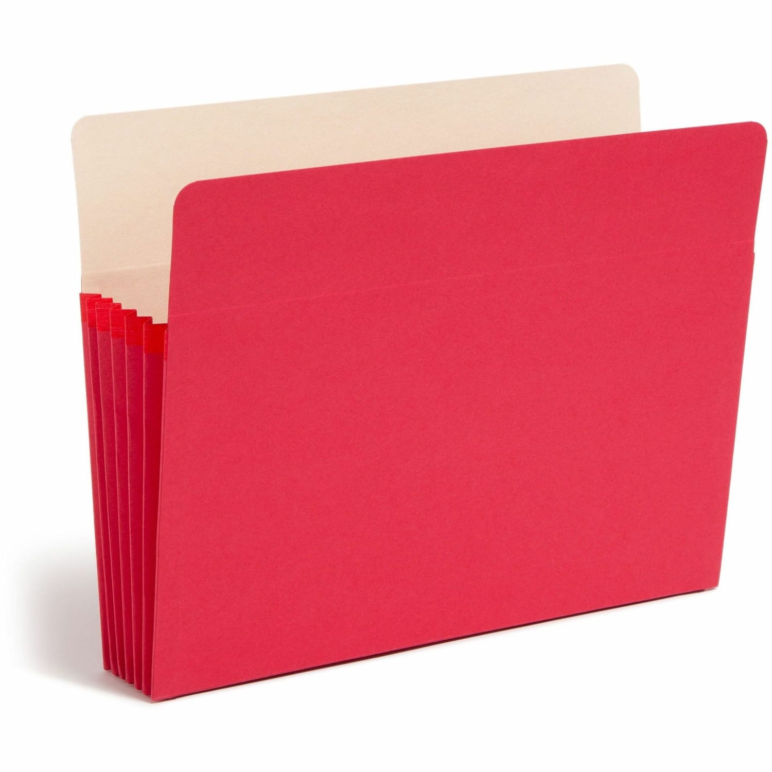 Smead Color File Pockets, Letter Size, 5 1/4in Expansion, 9 1/2in x 11 3/4in, Red - Image 3