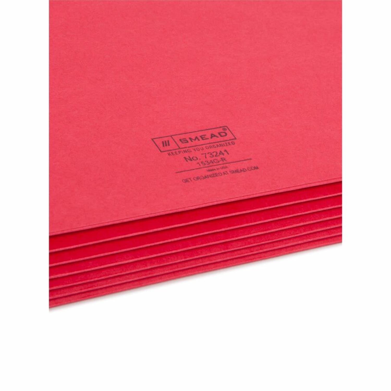 Smead Color File Pockets, Letter Size, 5 1/4in Expansion, 9 1/2in x 11 3/4in, Red - Image 5