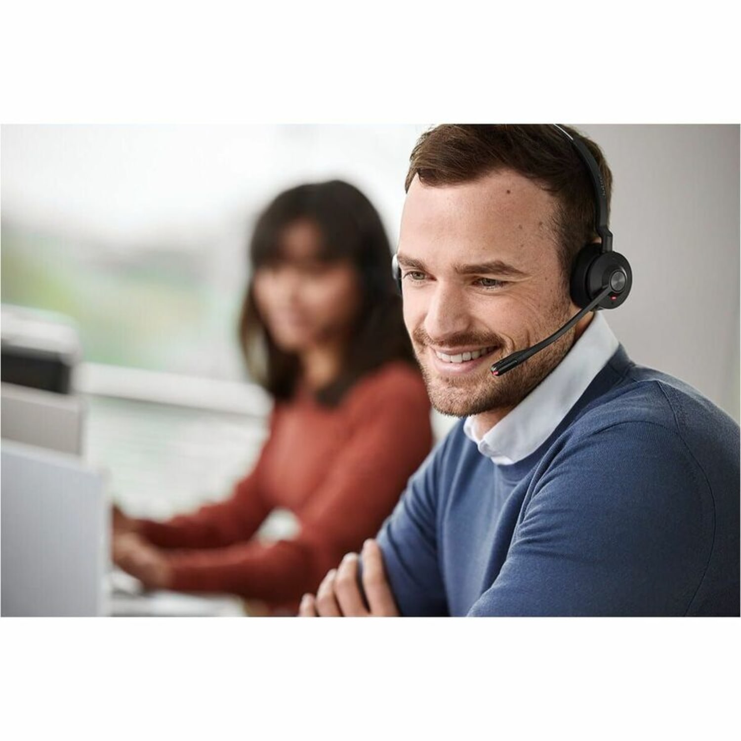 Jabra Engage 55 SE Headset - Microsoft Teams Certification - Stereo - USB Type A - Wired/Wireless - DECT - 96594551251 - Image 6