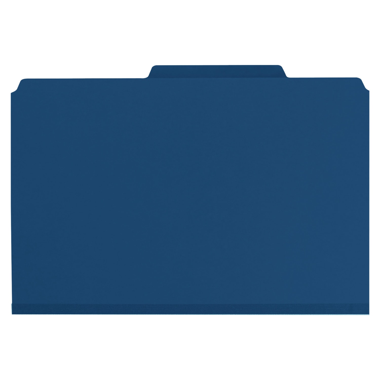 Smead Classification Folders, Top-Tab With SafeSHIELD Coated Fasteners, 2in Expansion, Legal Size, 50% Recycled, Dark Blue, Box Of 10 - Image 4