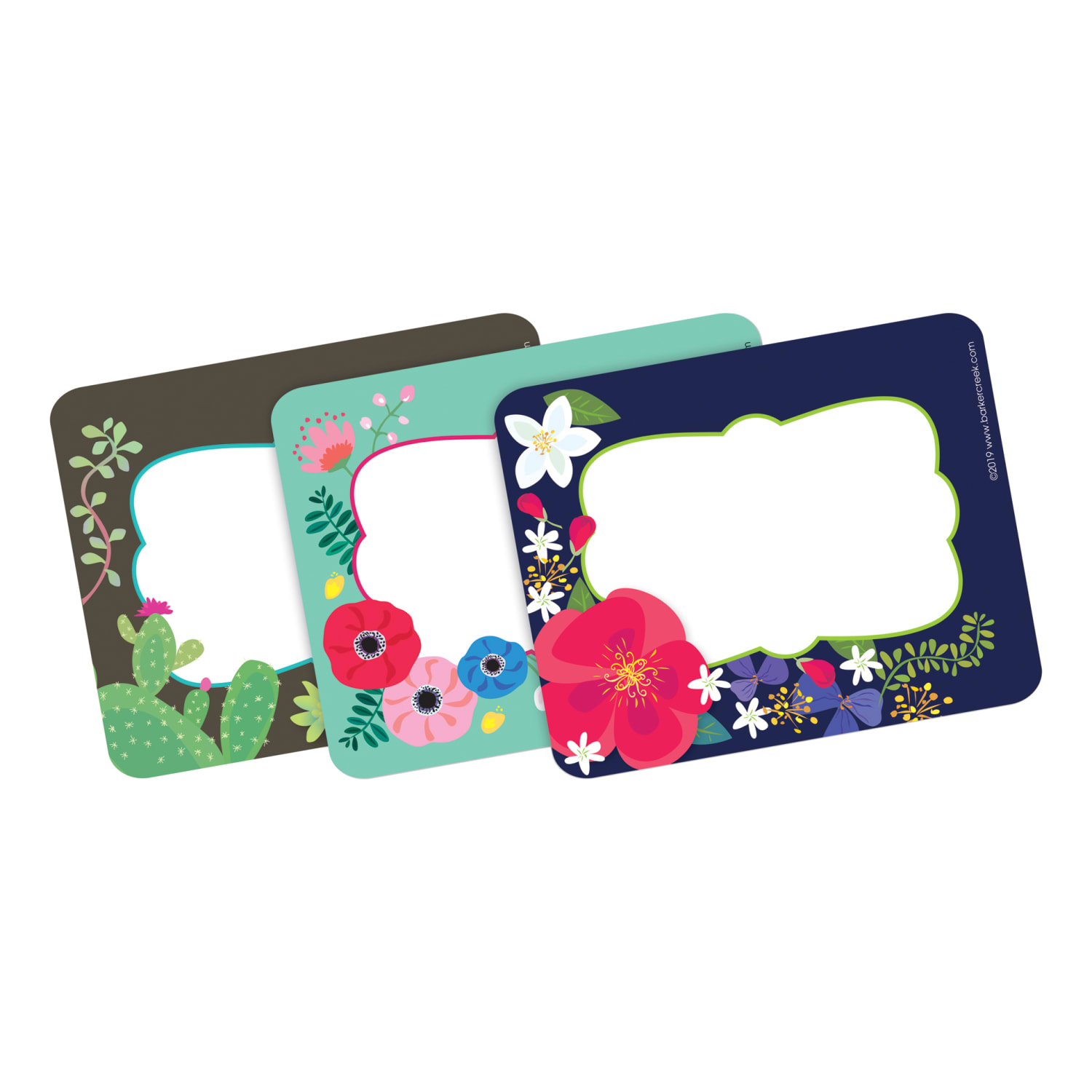 Barker Creek Name Tag & Name Plate Set, Petals & Prickles - Image 4