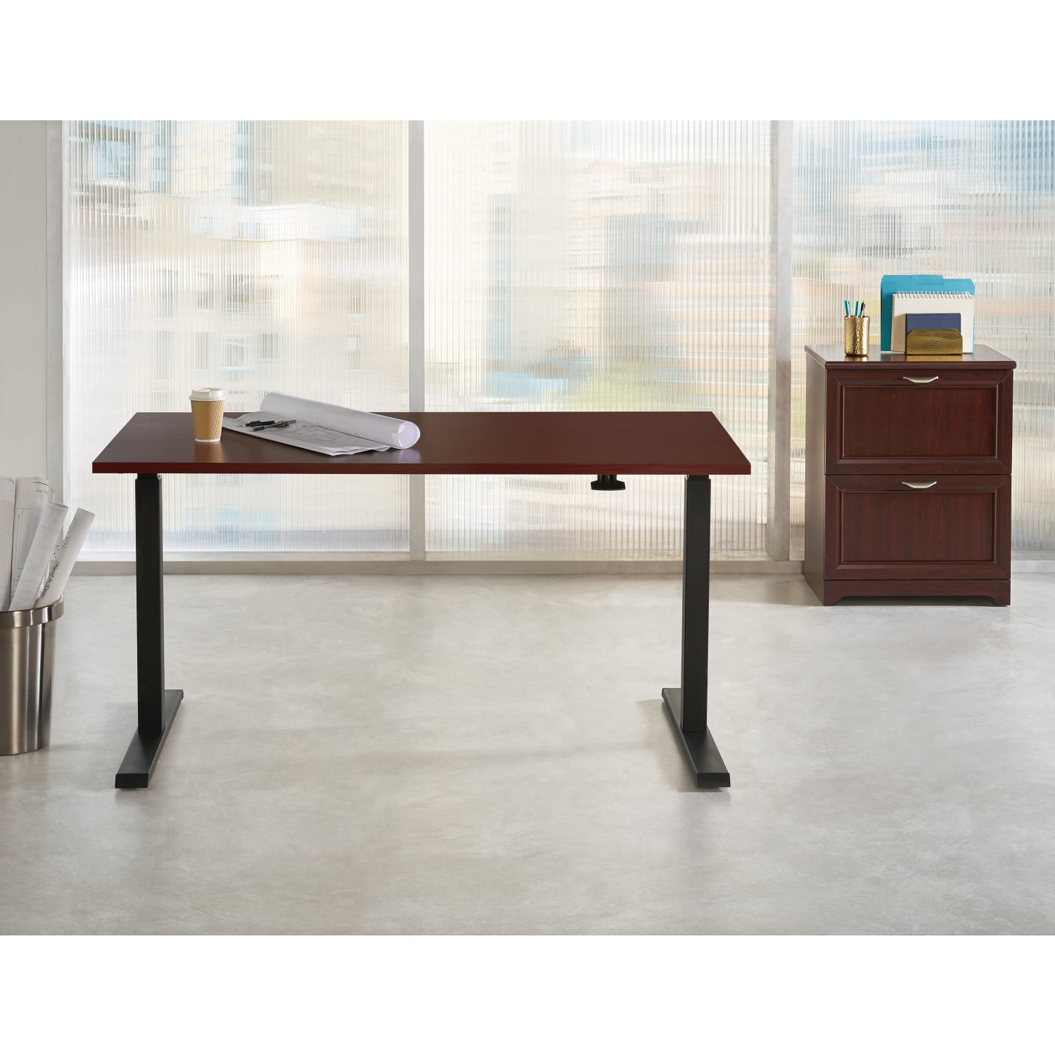 Realspace® Magellan 24 W Lateral 2Drawer File Cabinet Classic Cherry PopularChairscom Realspace® Magellan 24 W Lateral 2 Drawer File Cabinet Classic Cherry PopularChairscom
