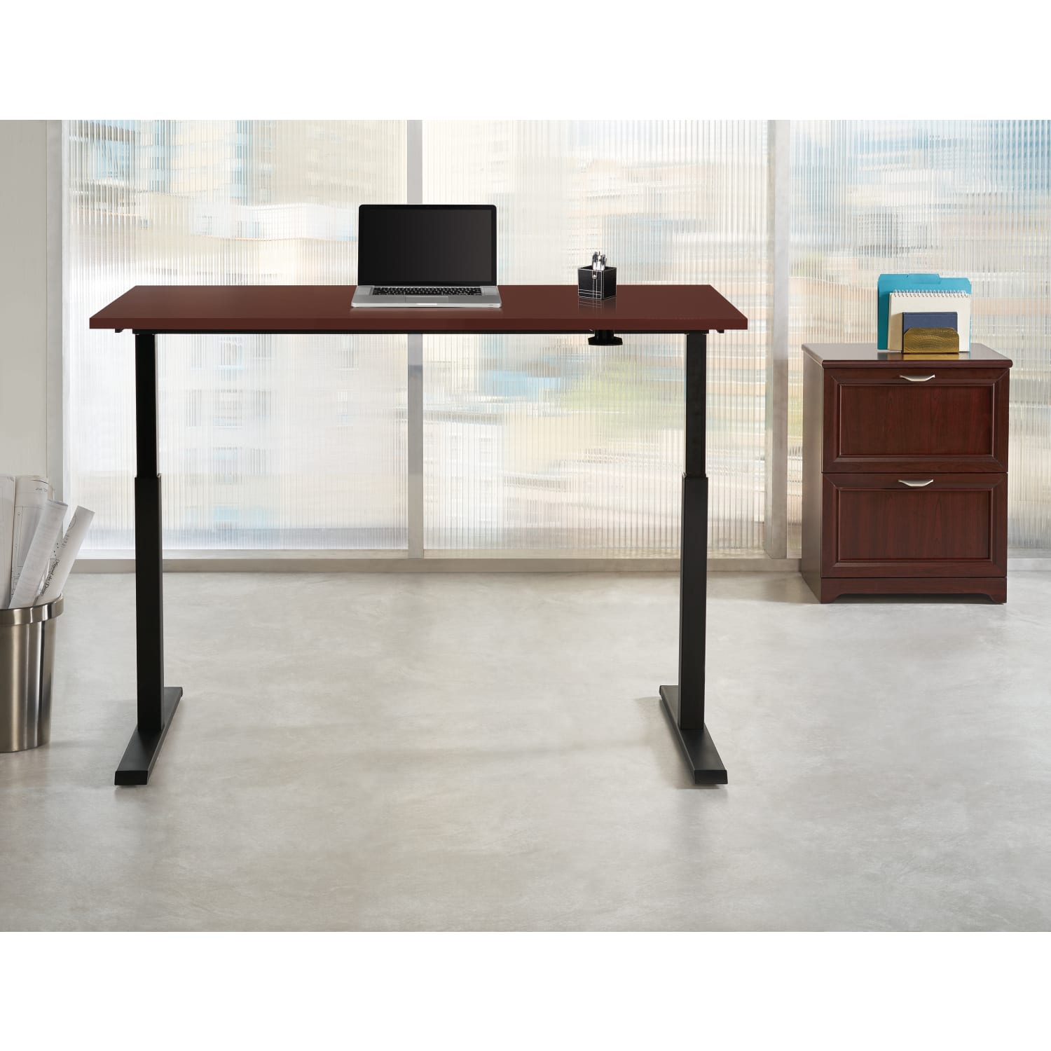 Realspace® Magellan 24 W Lateral 2Drawer File Cabinet Classic Cherry PopularChairscom Realspace® Magellan 24 W Lateral 2 Drawer File Cabinet Classic Cherry PopularChairscom