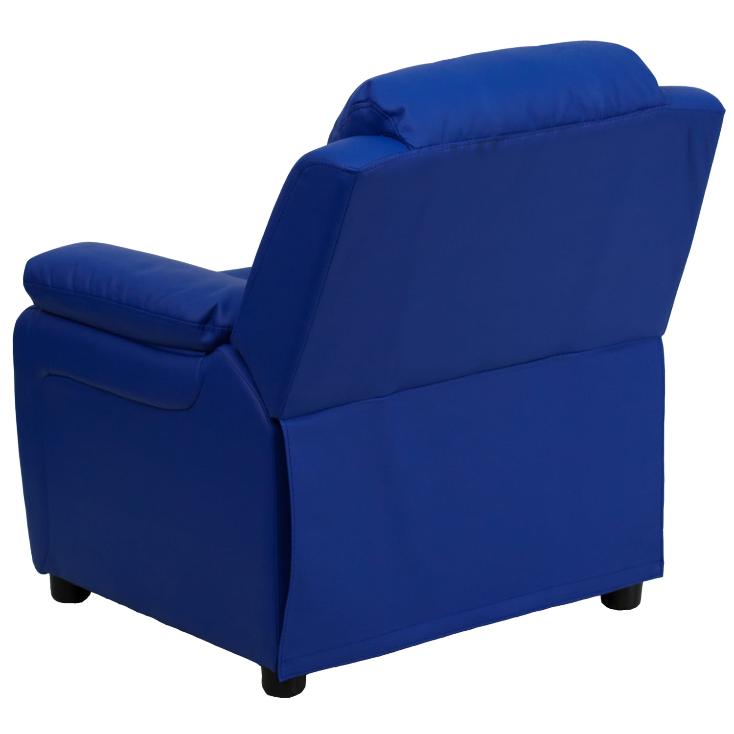 Flash Furniture Deluxe Padded Contemporary Vinyl Kids Recliner Accent Chair With Storage Arms Blue PopularChairscom Flash Furniture Deluxe Padded Contemporary Vinyl Kids Recliner Accent Chair With Storage Arms Blue PopularChairscom