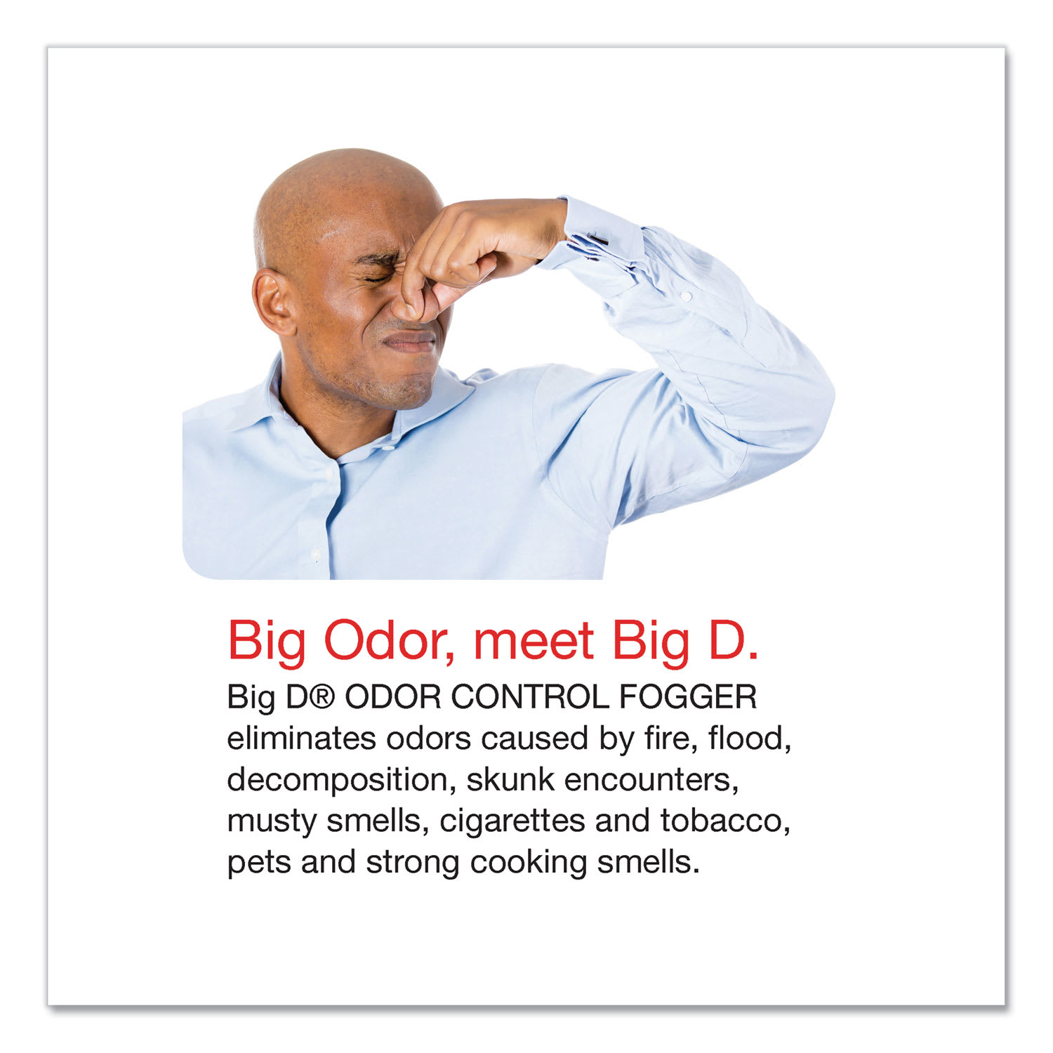 Big D Industries Odor Control Fogger, Mountain Air Scent, 5 oz Aerosol Spray, 12/Carton - Image 3