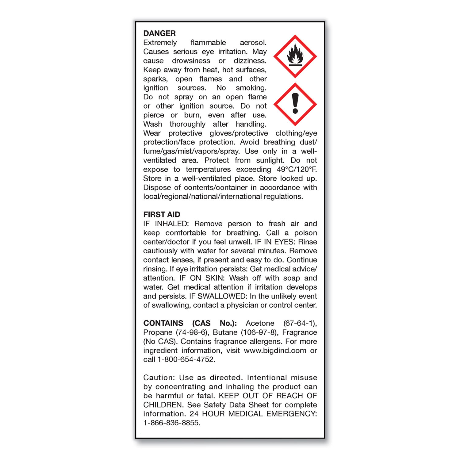 Big D Industries Odor Control Fogger, Mountain Air Scent, 5 oz Aerosol Spray, 12/Carton - Image 5