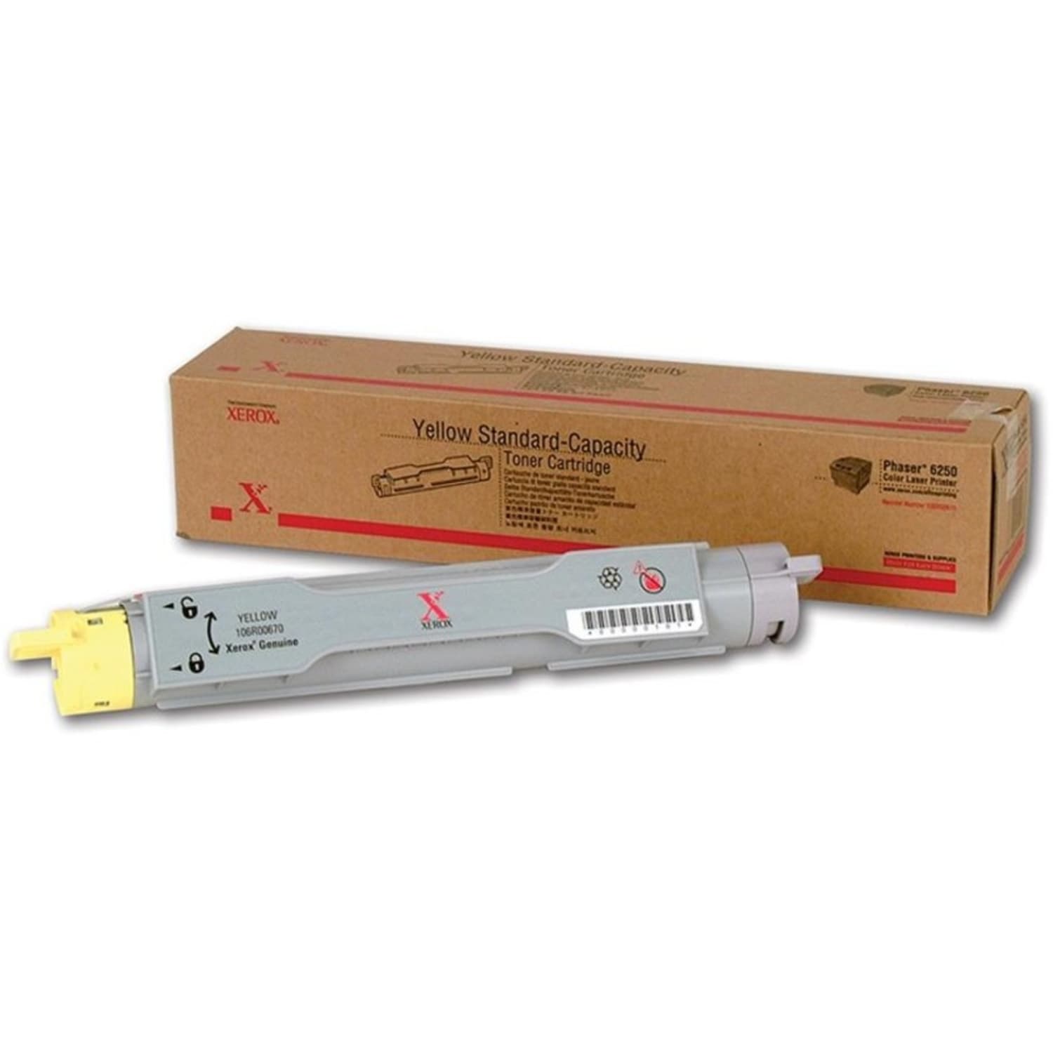 Xerox 6250 Yellow Toner Cartridge, 106R00670 - Image 3
