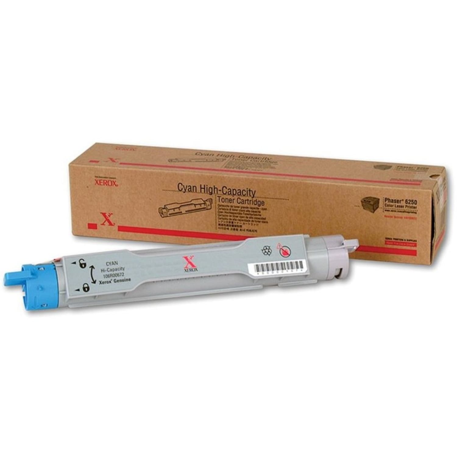 Xerox 6250 Cyan High Yield Toner Cartridge, 106R00668 - Image 3