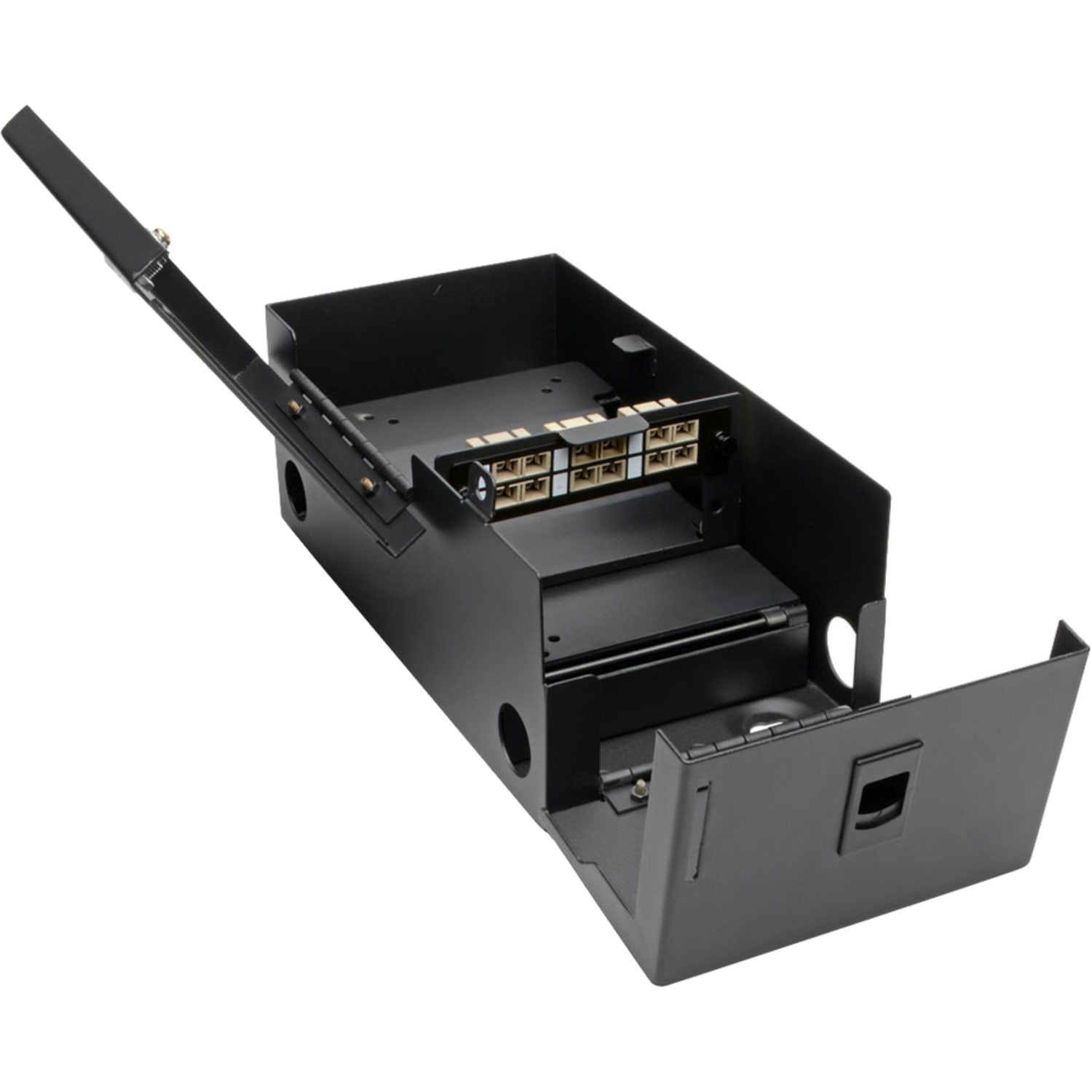 Eaton Tripp Lite Series Toolless Pass-Through Fiber Patch Panel MMF/SMF 6 SC Connectors - Patch panel - SC X 6 - black - Image 4