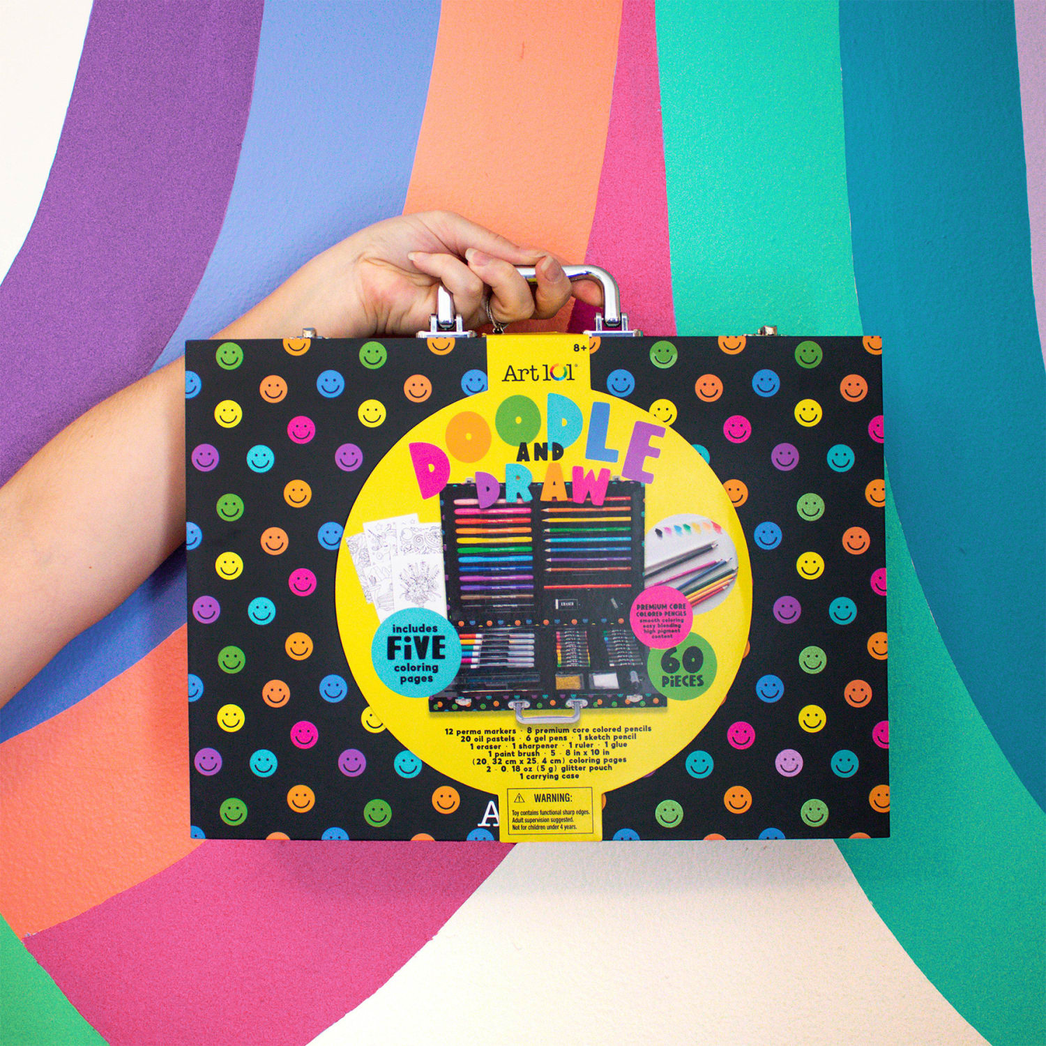 Art 101 Doodle and Draw 60-Piece Art Set - Image 5