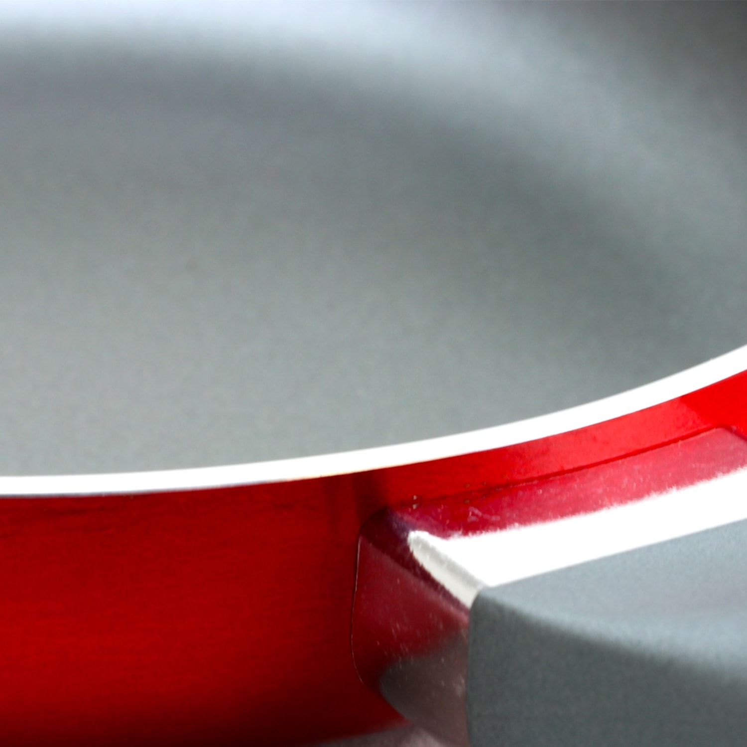 Oster Herscher 8in Aluminum Frying Pan, Red - Image 5
