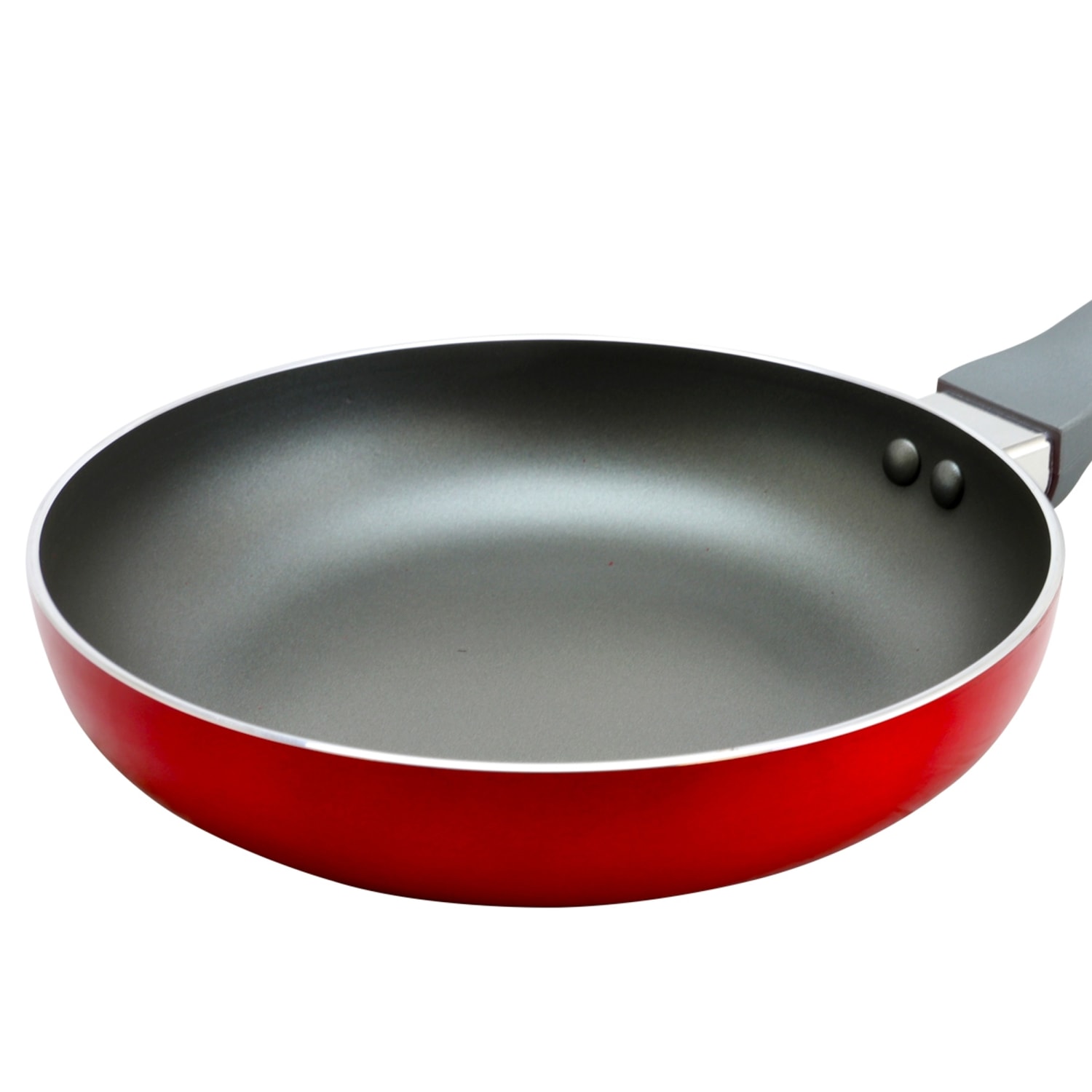 Oster Herscher 8in Aluminum Frying Pan, Red - Image 6