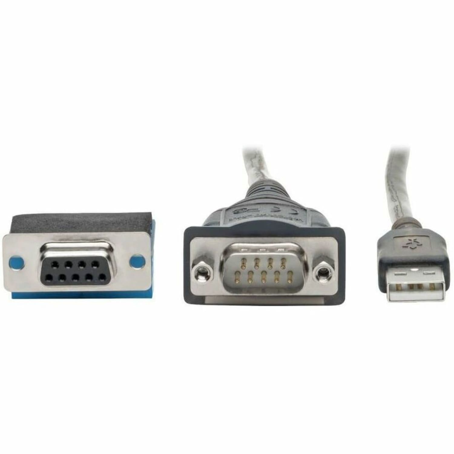 Tripp Lite U209-30N-IND USB to RS485/RS422 FTDI Serial Adapter Cable, 30 in. - First End: 1 x Type A Male USB - Second End: 1 x DB-9 Male Serial - 230 kbit/s - Shielding - Nickel Plated Connector - Gold Plated Contact - Black - Image 6