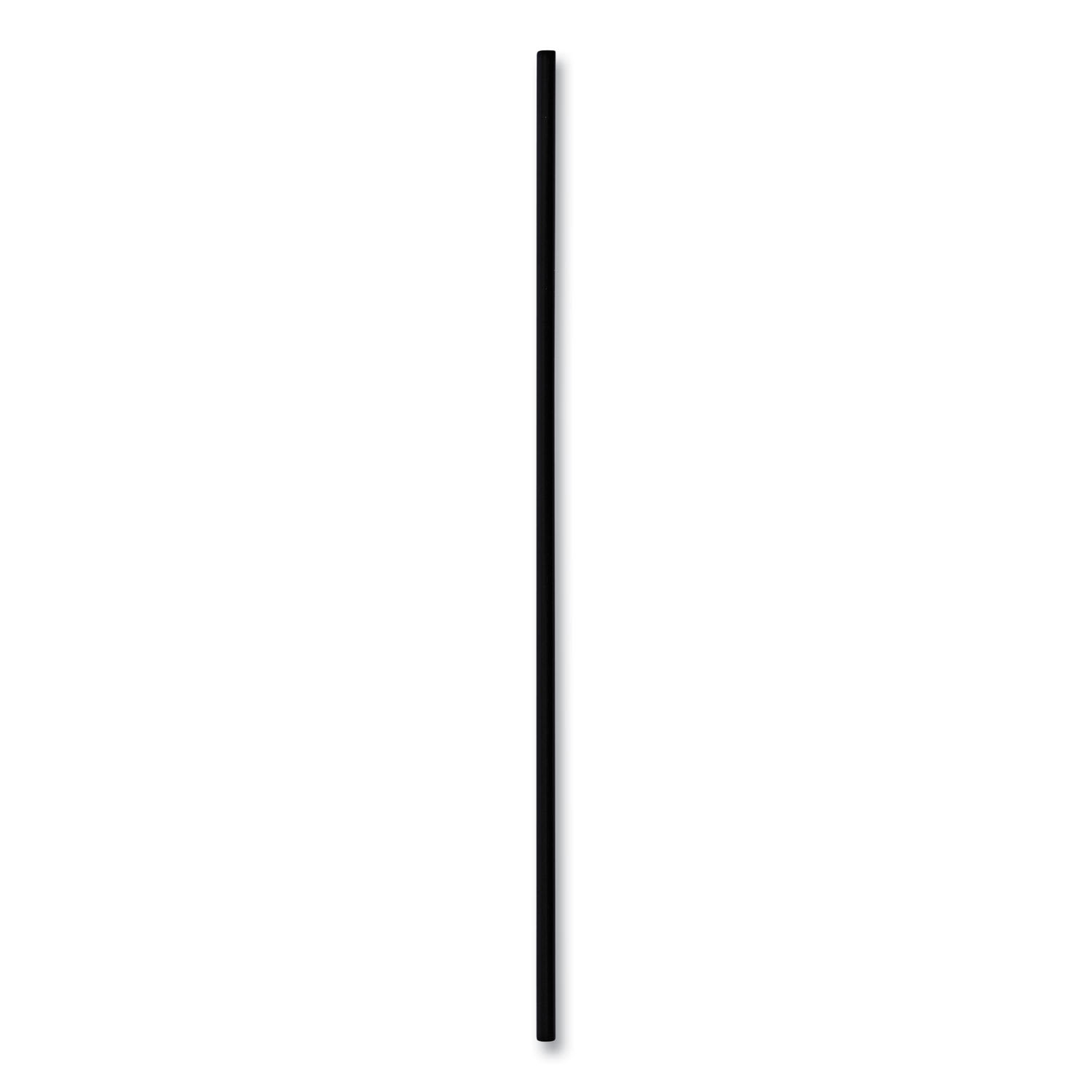 Boardwalk Cocktail Straws, 8in, Black, Pack Of 5,000 Straws - Image 3